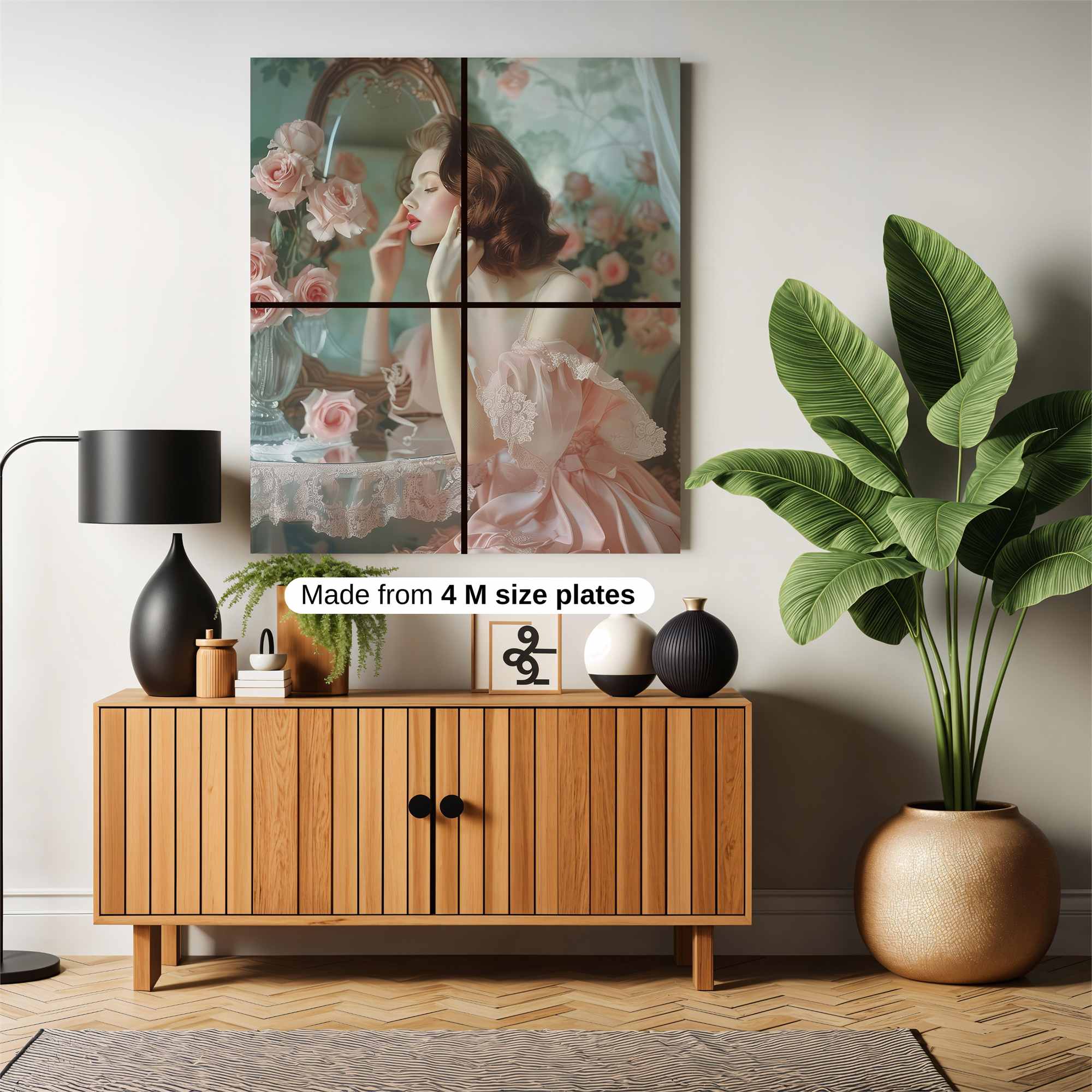 Rose Whimsy Safe Wall Magnetic / M