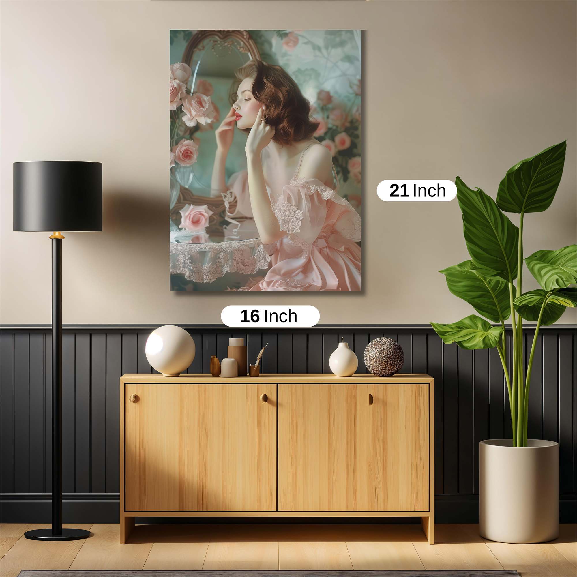 Rose Whimsy Safe Wall Magnetic / M