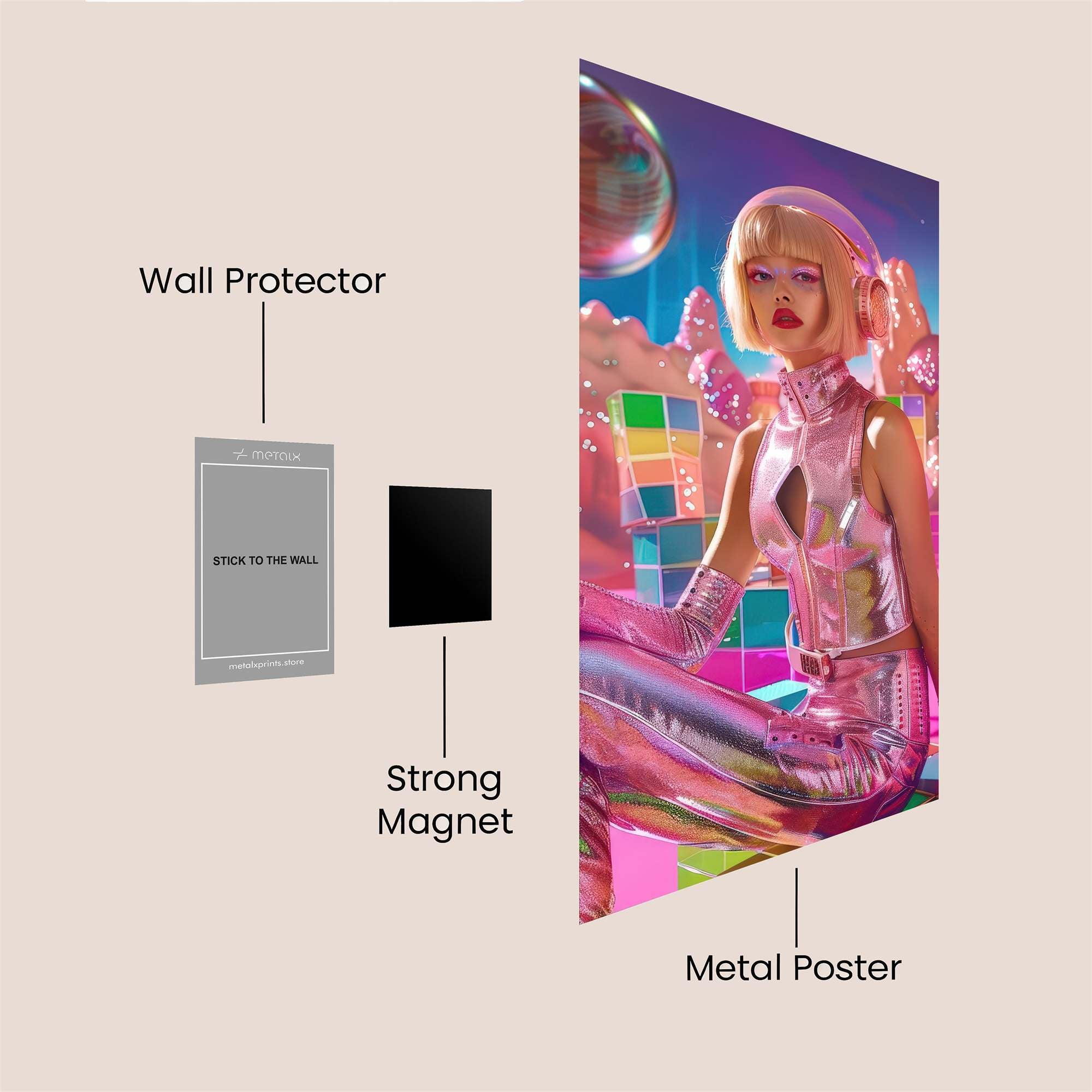 Luna Dreamscape Safe Wall Magnetic / M