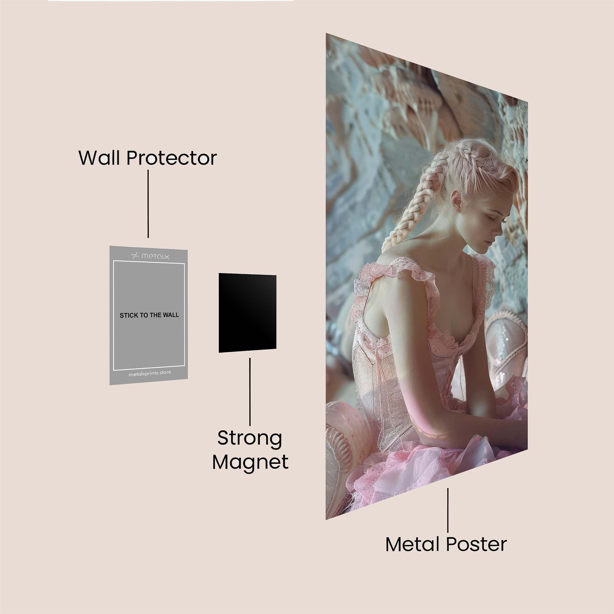 Fairy Enchantment Safe Wall Magnetic / M