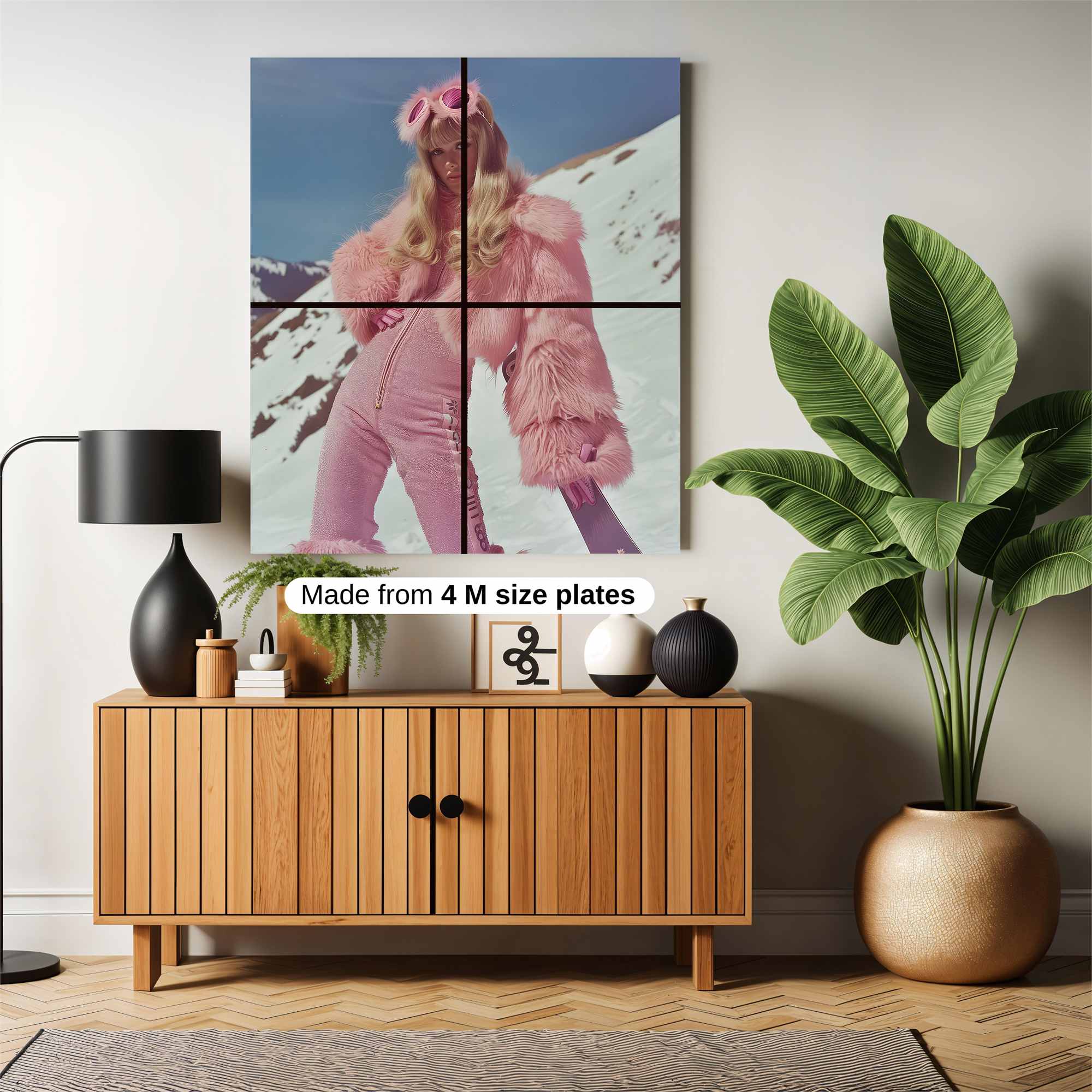 Blonde Whimsy Safe Wall Magnetic / M