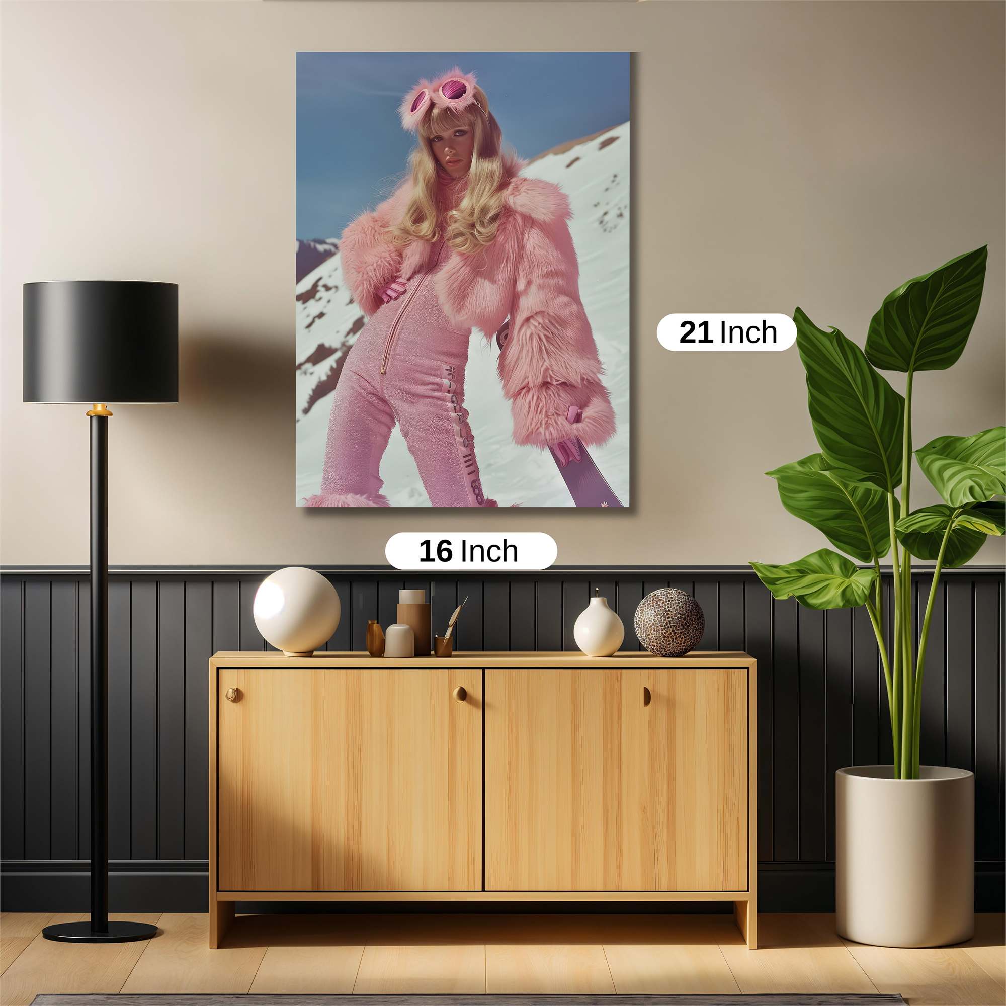 Blonde Whimsy Safe Wall Magnetic / M