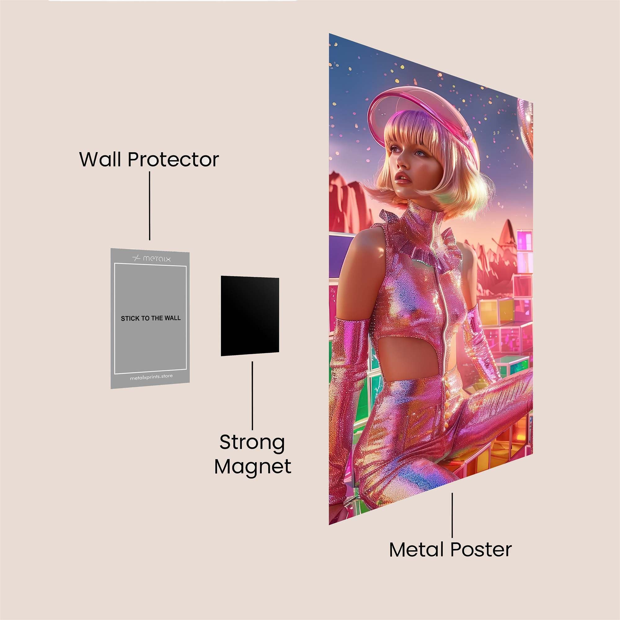 Cosmic Dreamer Safe Wall Magnetic / M