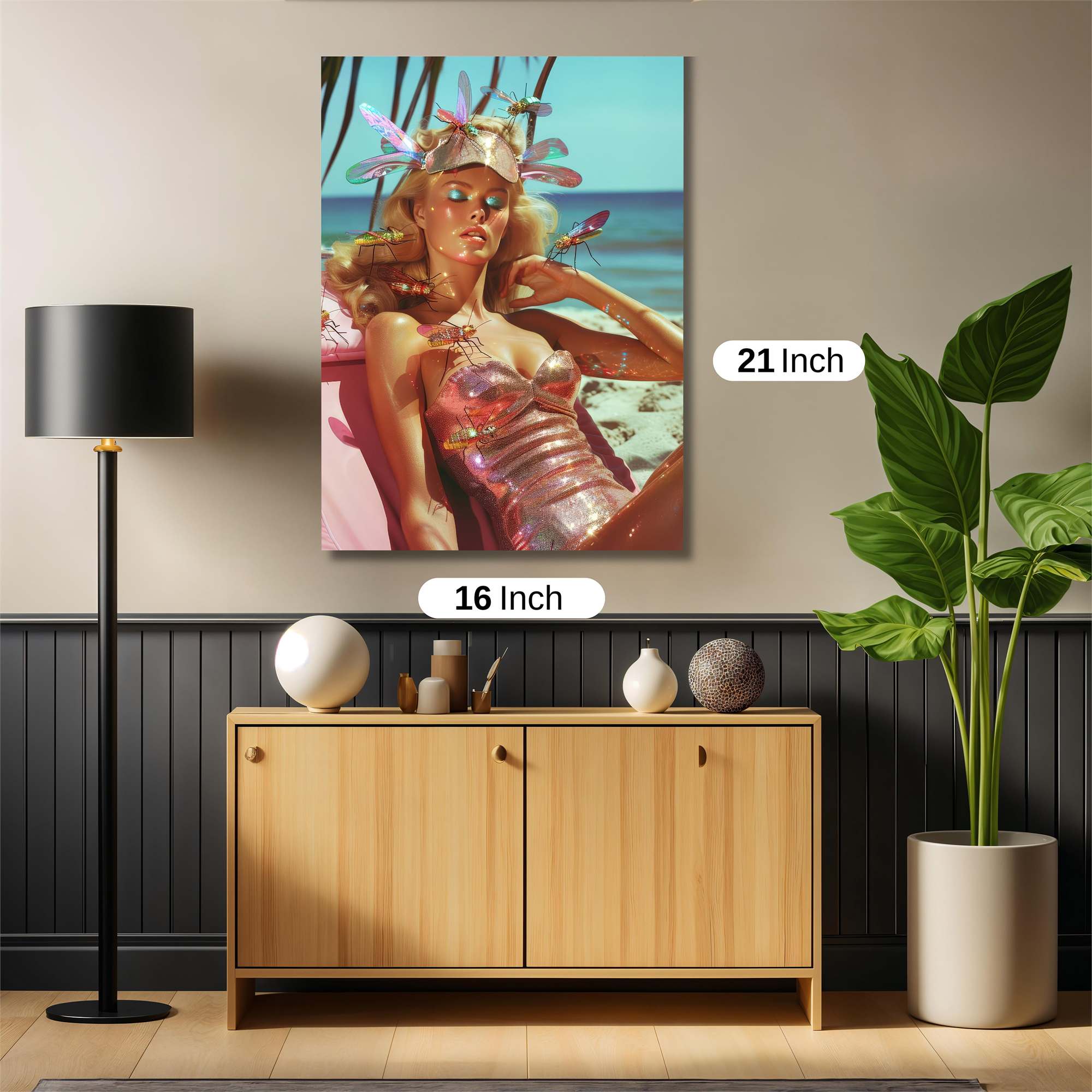 Beach Fantasy Safe Wall Magnetic / M