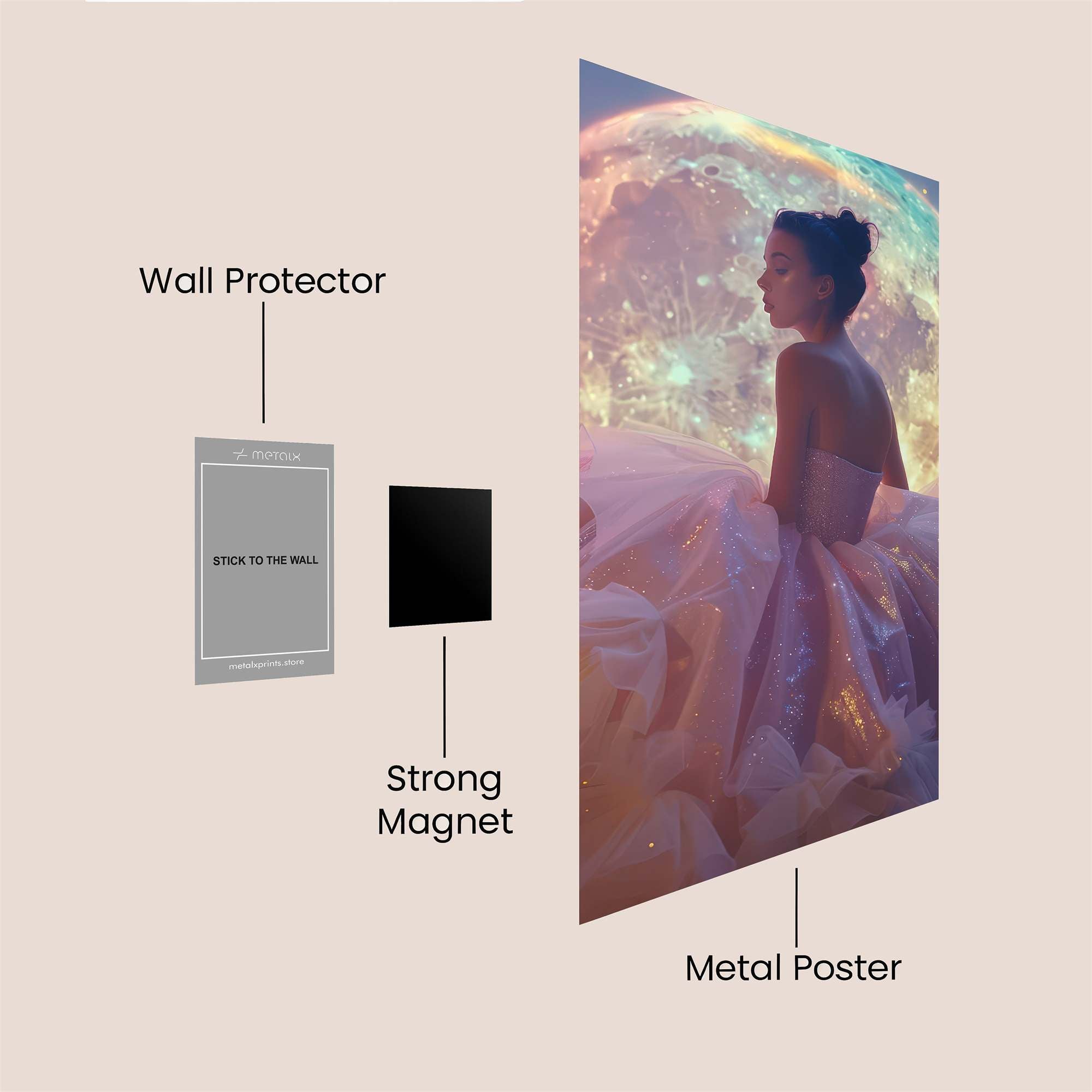 Lunar Dream Safe Wall Magnetic / M