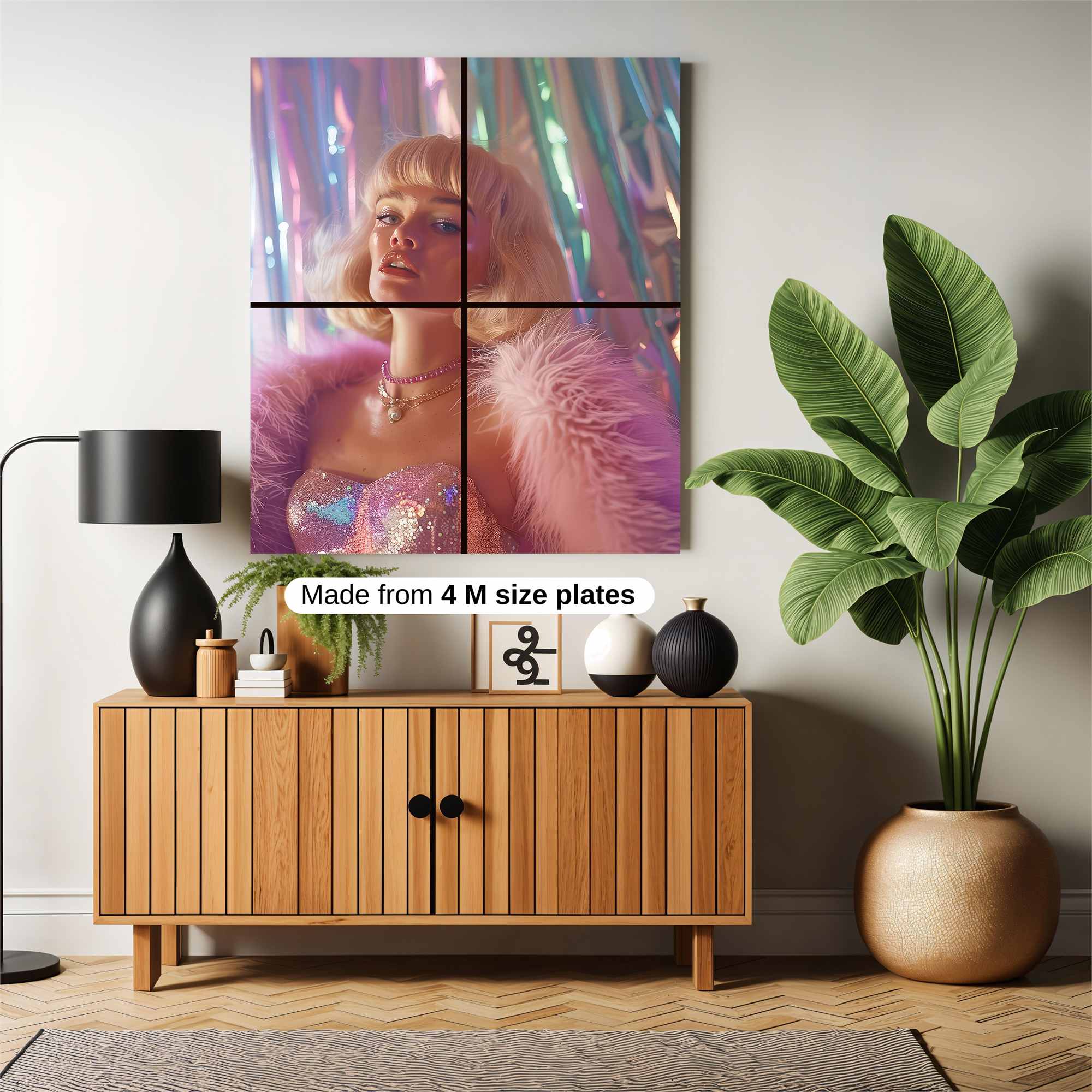 Neon Elegance Safe Wall Magnetic / M