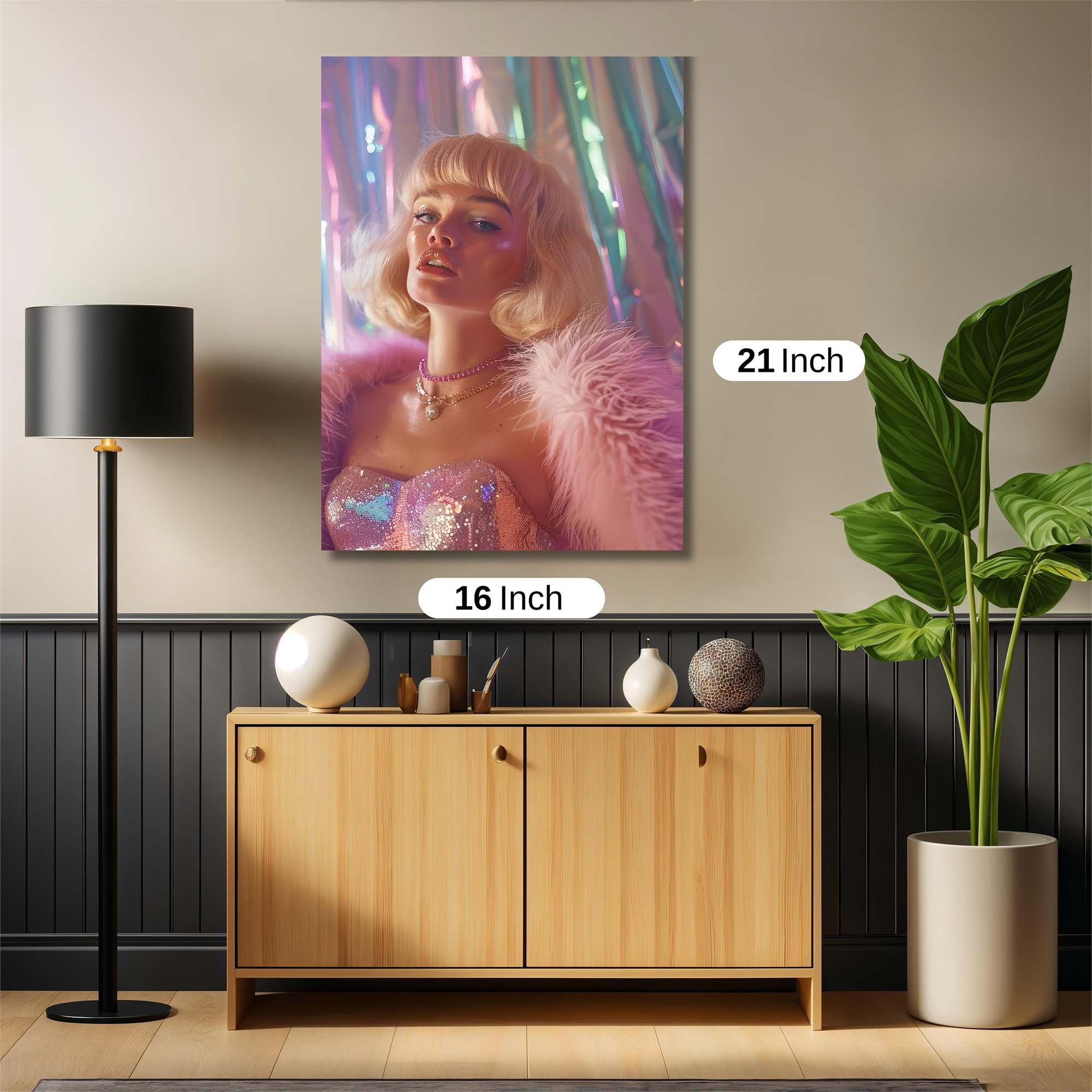 Neon Elegance Safe Wall Magnetic / M