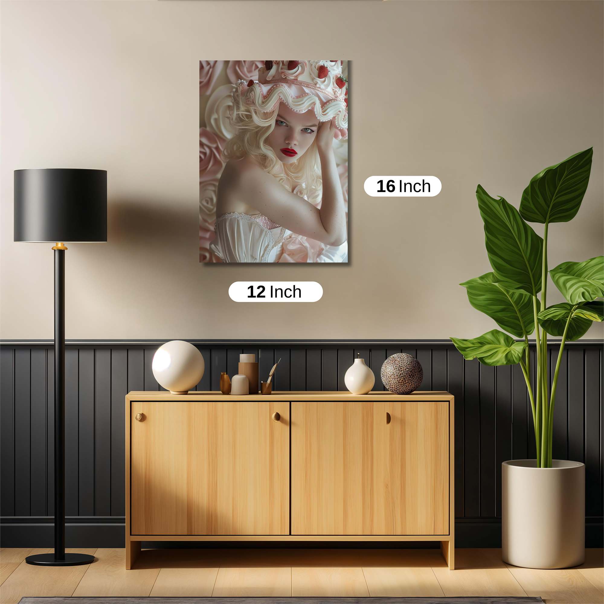 Strawberry Whimsy Safe Wall Magnetic / M