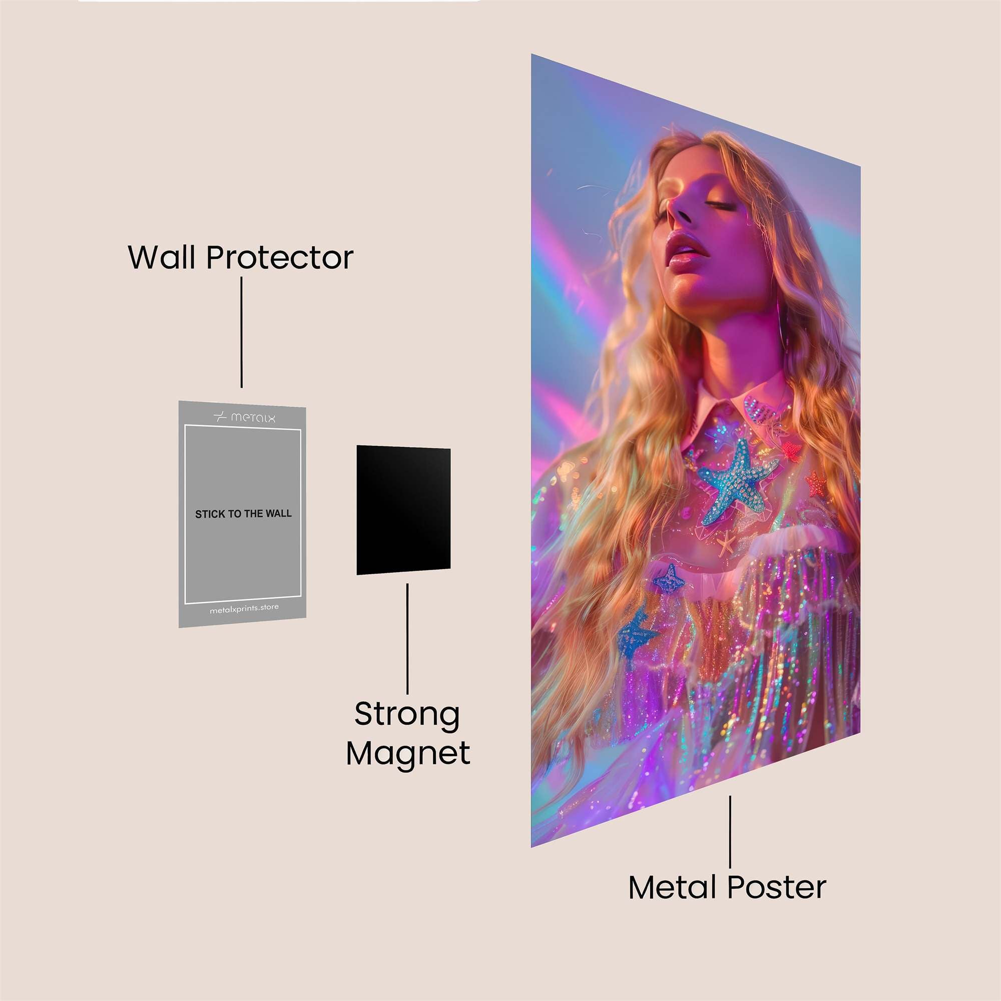 Starlit Dream Safe Wall Magnetic / M