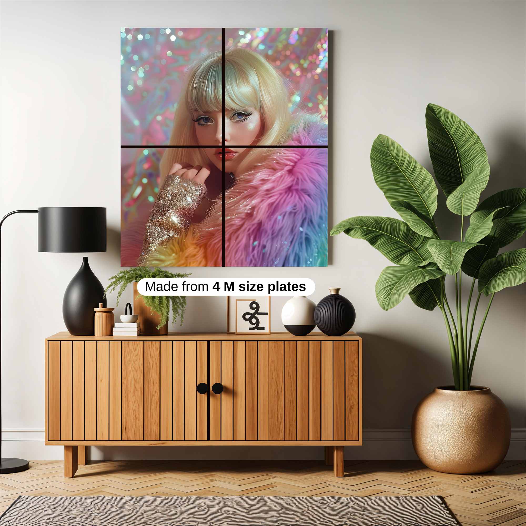 GlitterGlam Safe Wall Magnetic / M