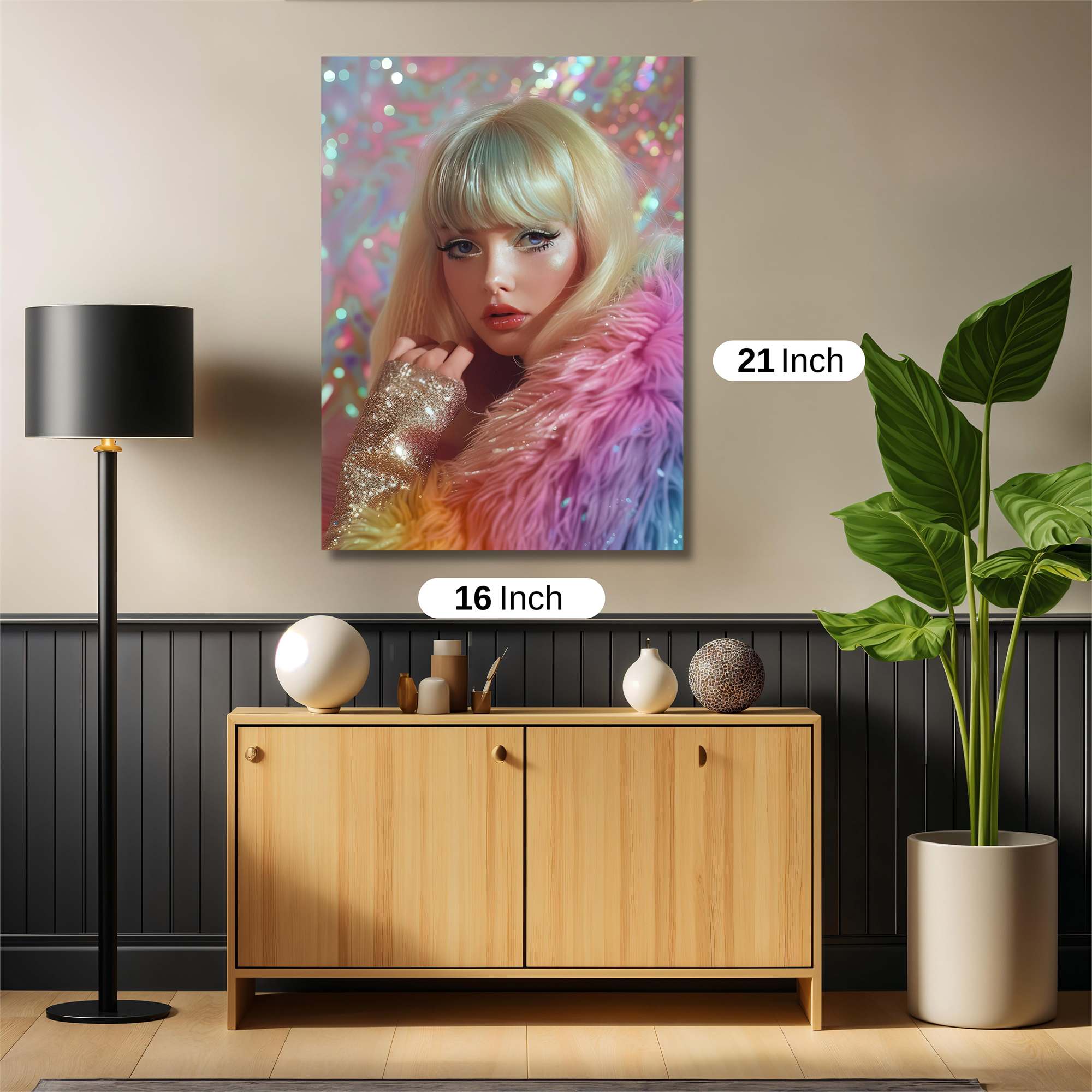 GlitterGlam Safe Wall Magnetic / M
