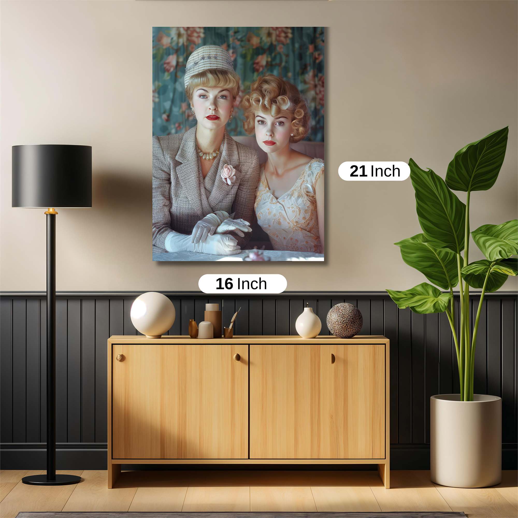 Ladies Elegant Safe Wall Magnetic / M