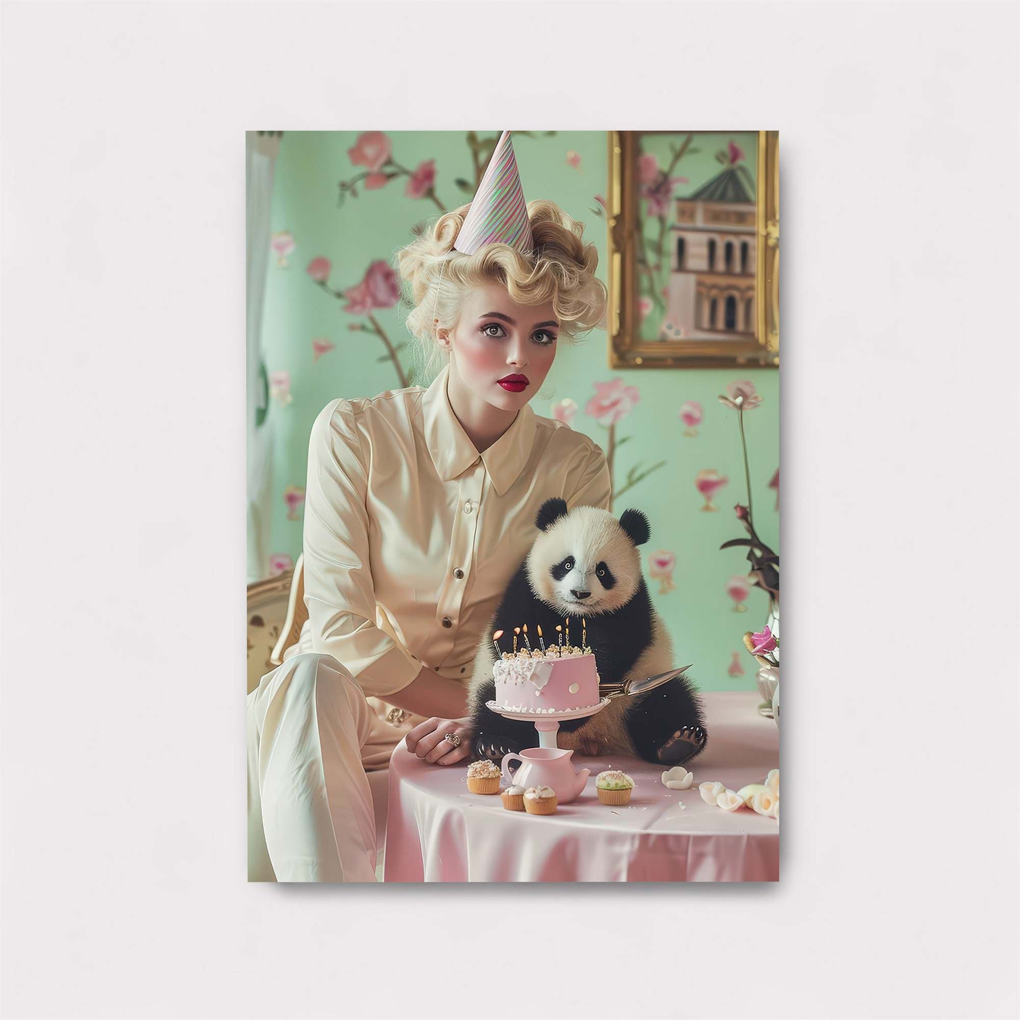 Panda Whimsy Safe Wall Magnetic / M