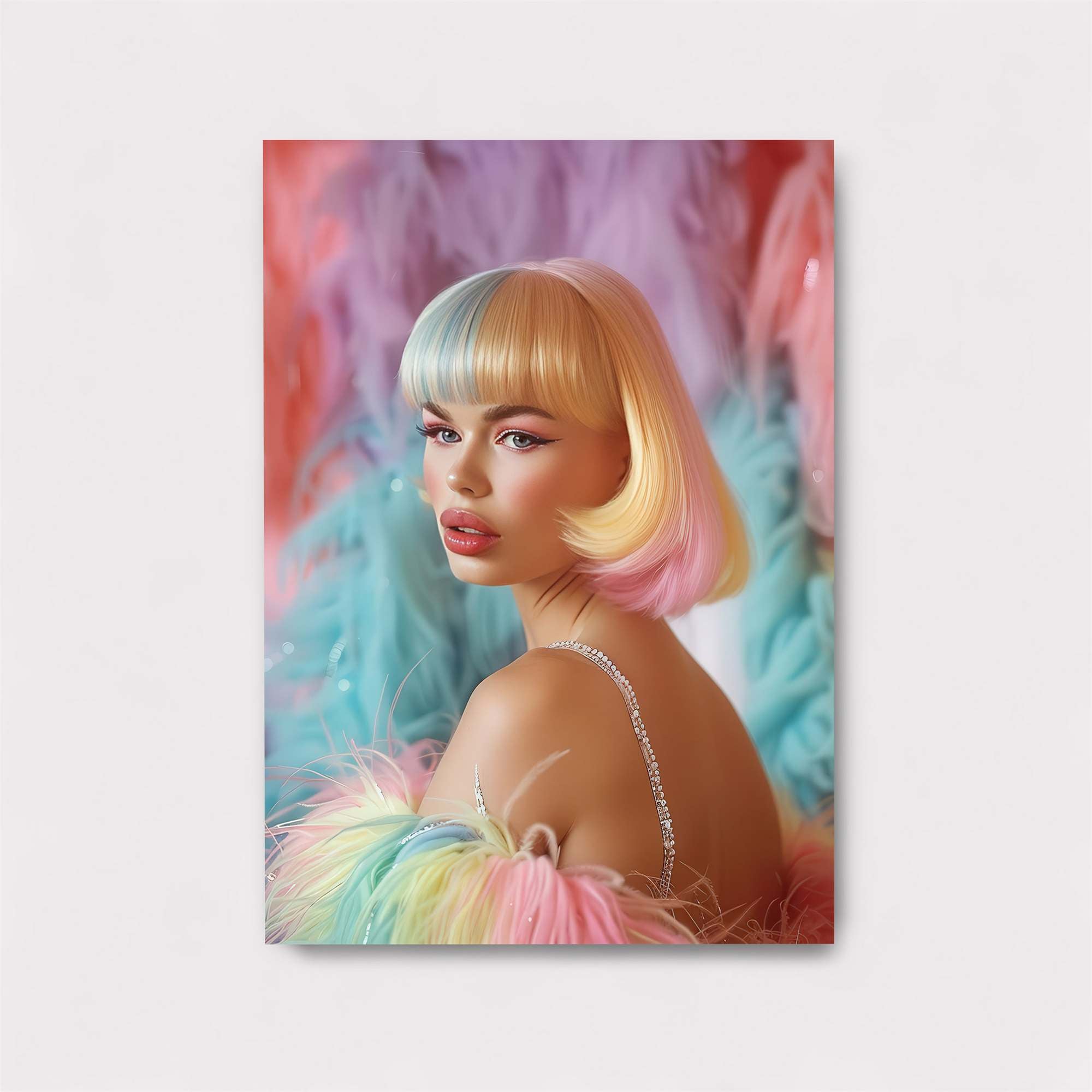 Rainbow Whimsy Safe Wall Magnetic / M