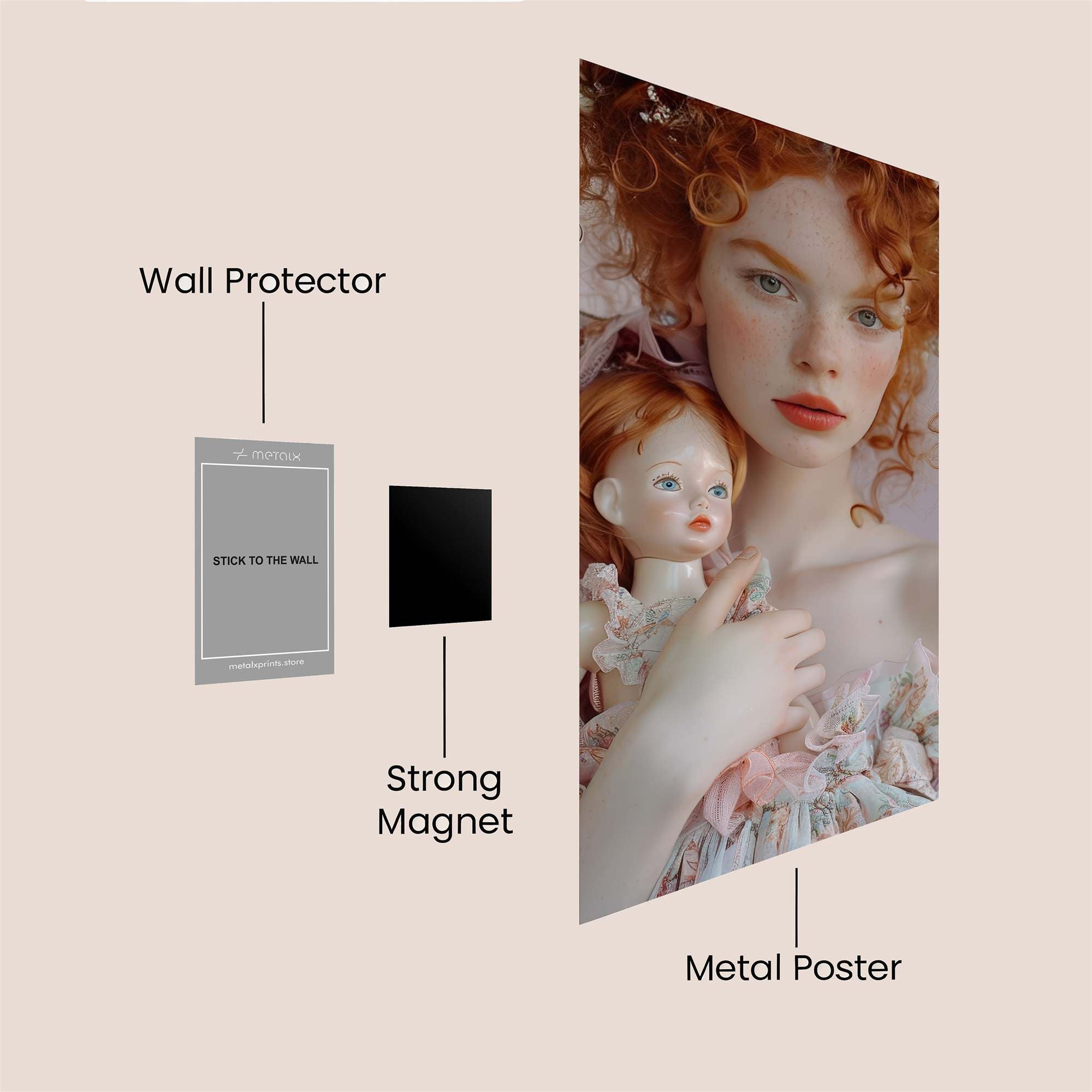 Doll Enigma Safe Wall Magnetic / M