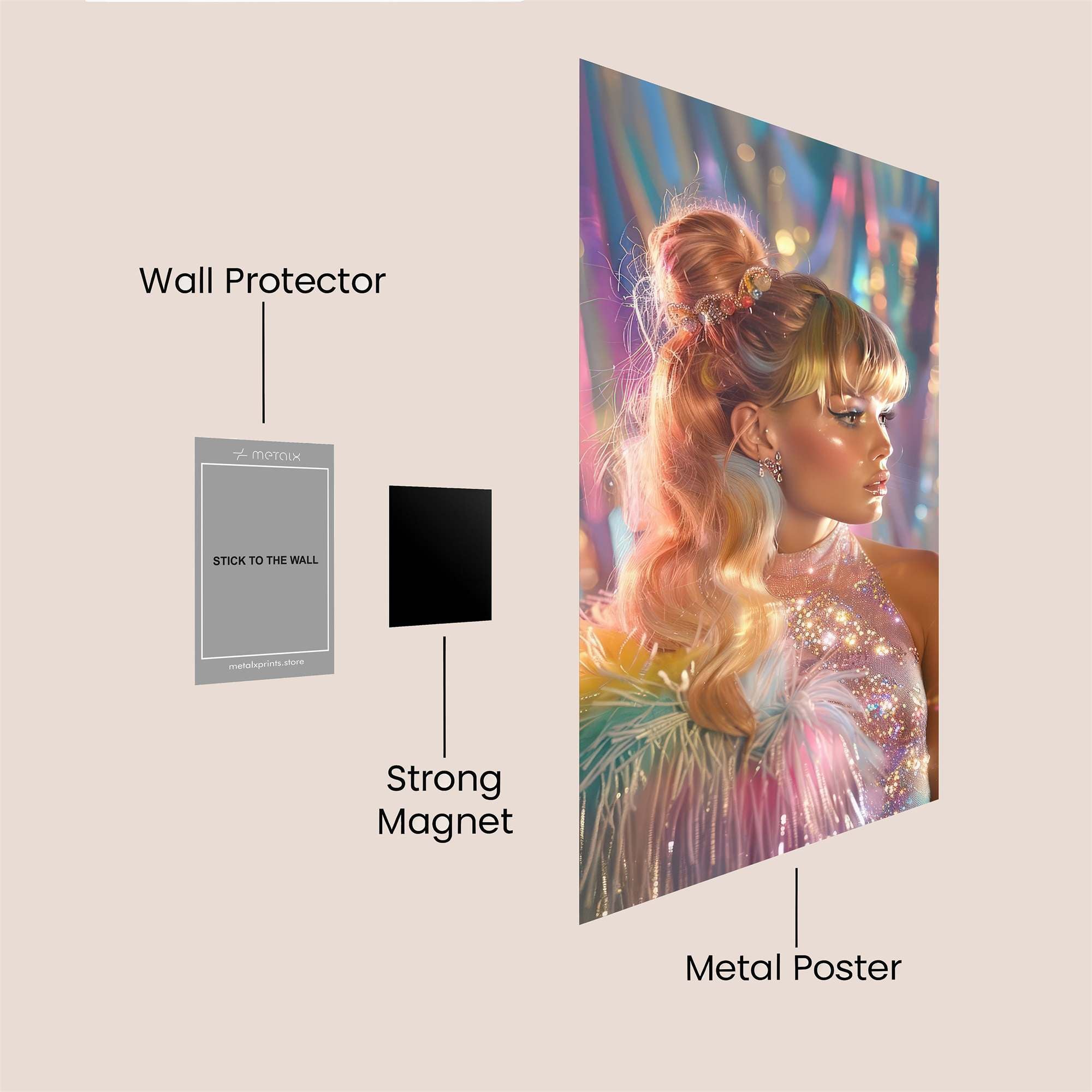 Aurora Dream Safe Wall Magnetic / M