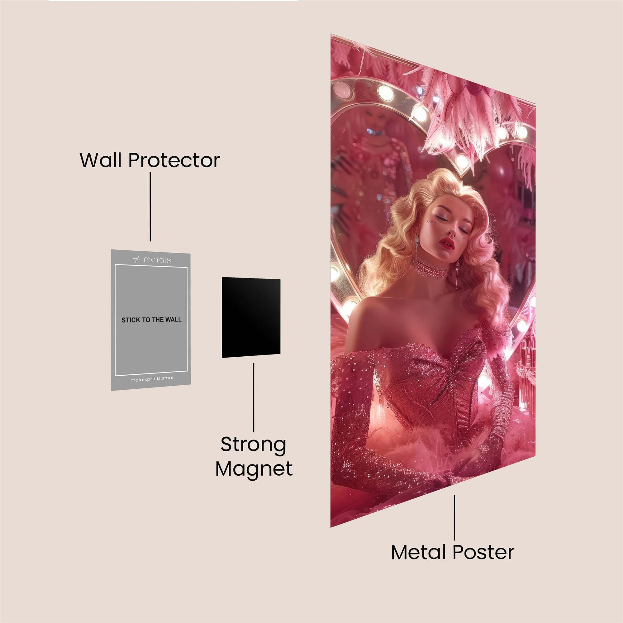 Diva Dream Safe Wall Magnetic / M