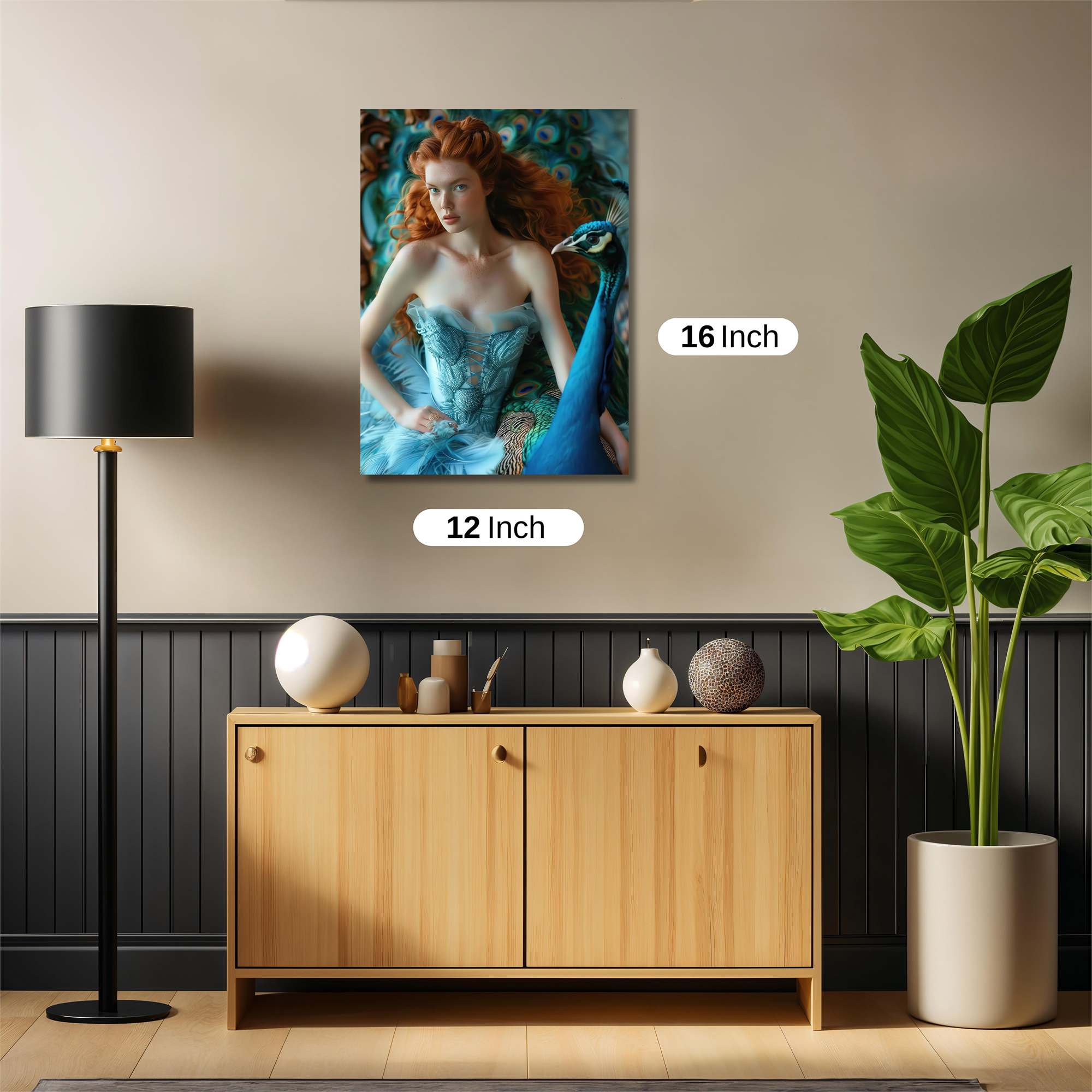 Peacock Enchantment Safe Wall Magnetic / M
