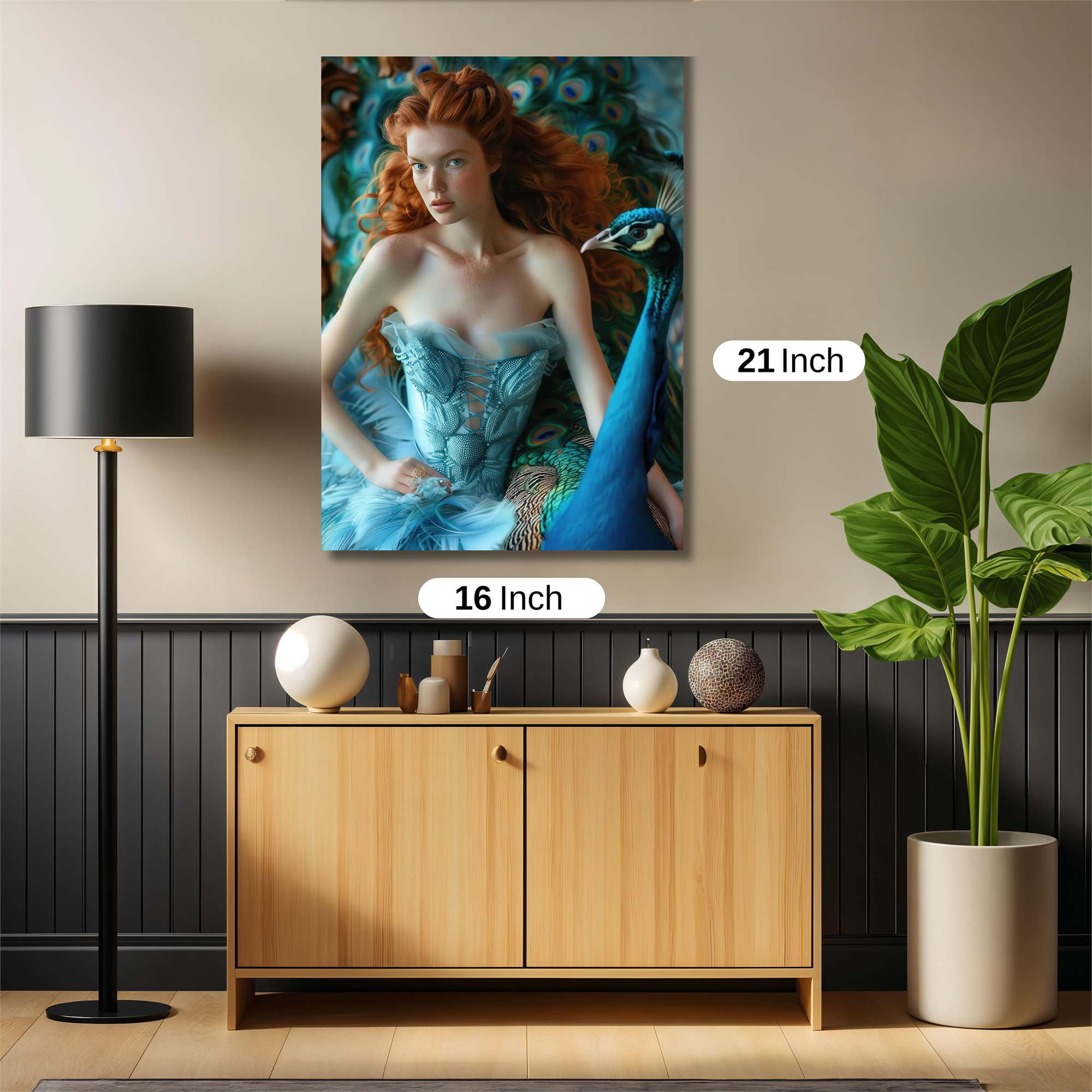 Peacock Enchantment Safe Wall Magnetic / M