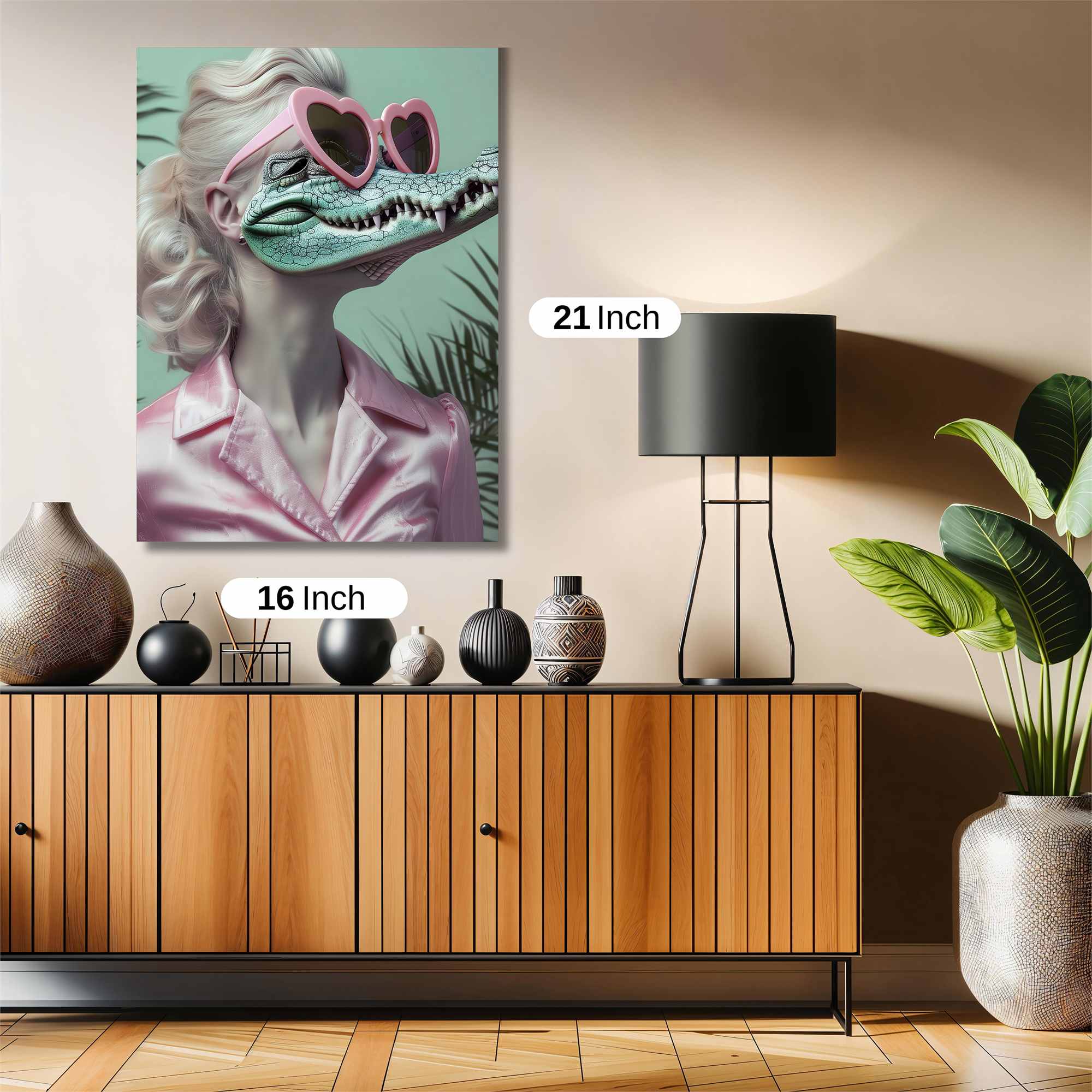 Crocodile Charm Safe Wall Magnetic / M