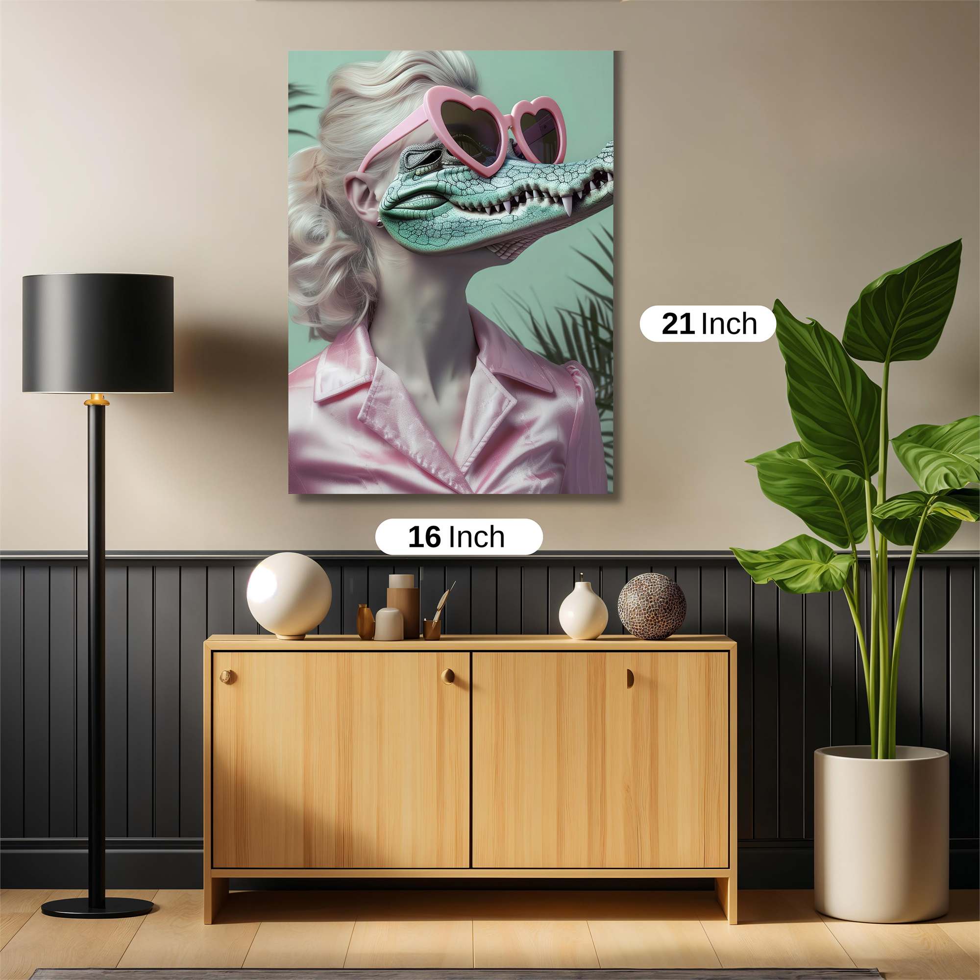 Crocodile Charm Safe Wall Magnetic / M