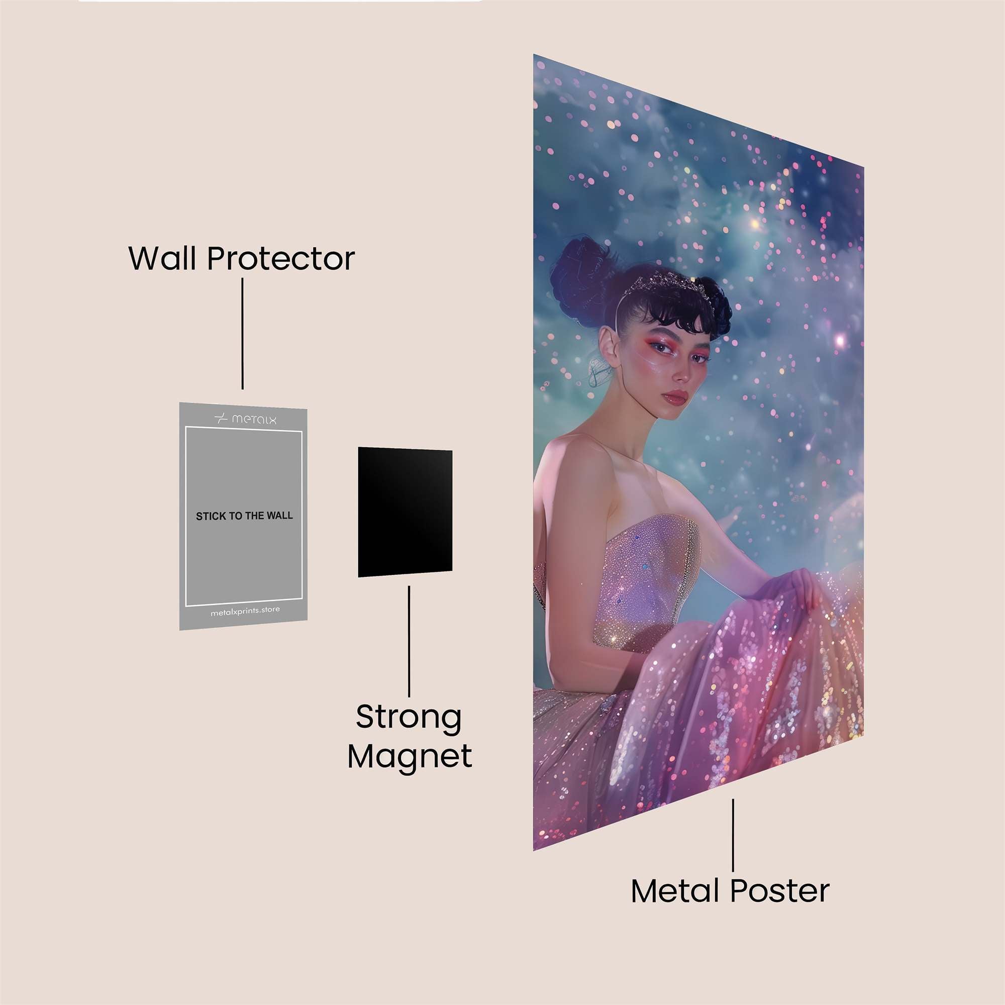 Luna Dreamscape Safe Wall Magnetic / M