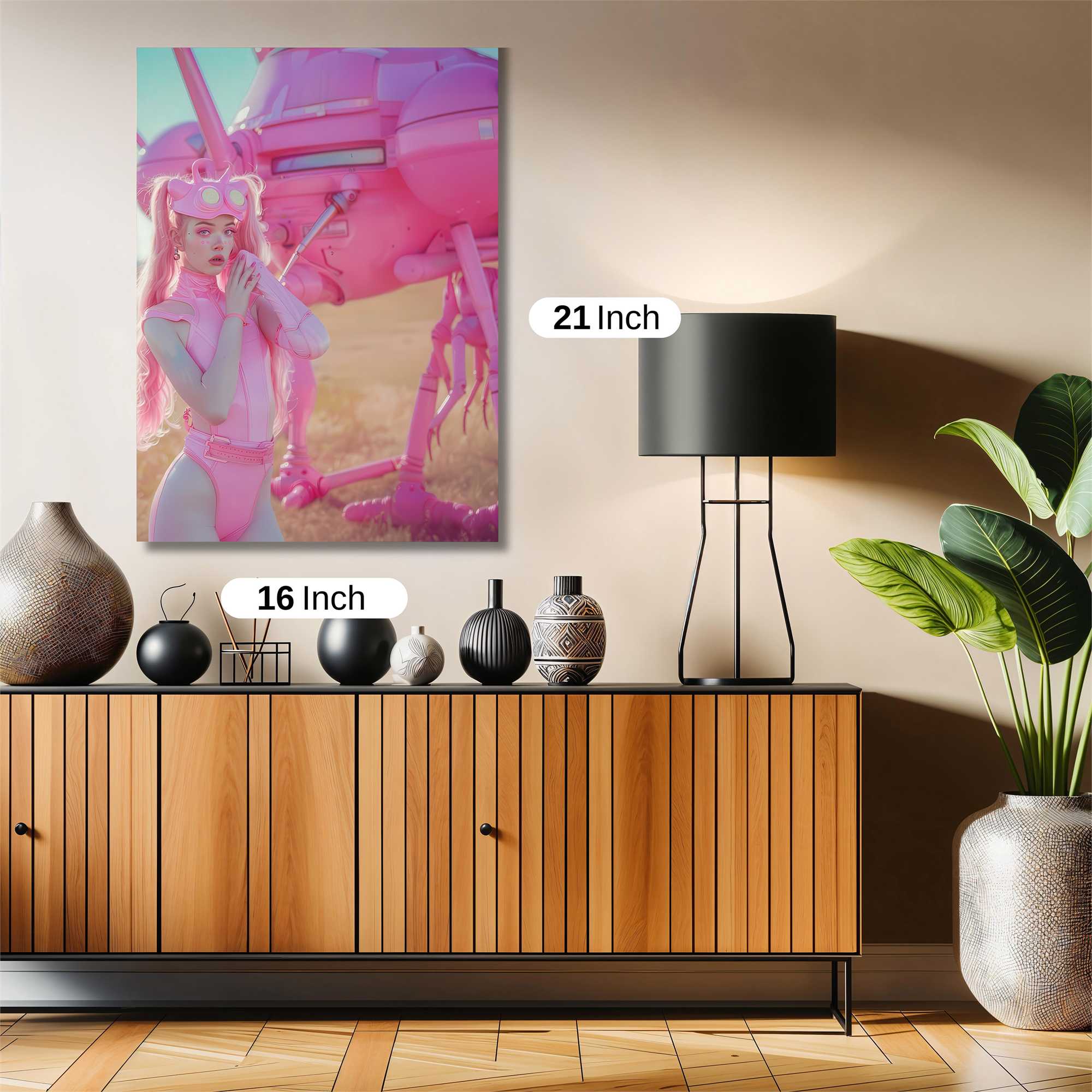Pink Adventure Safe Wall Magnetic / M