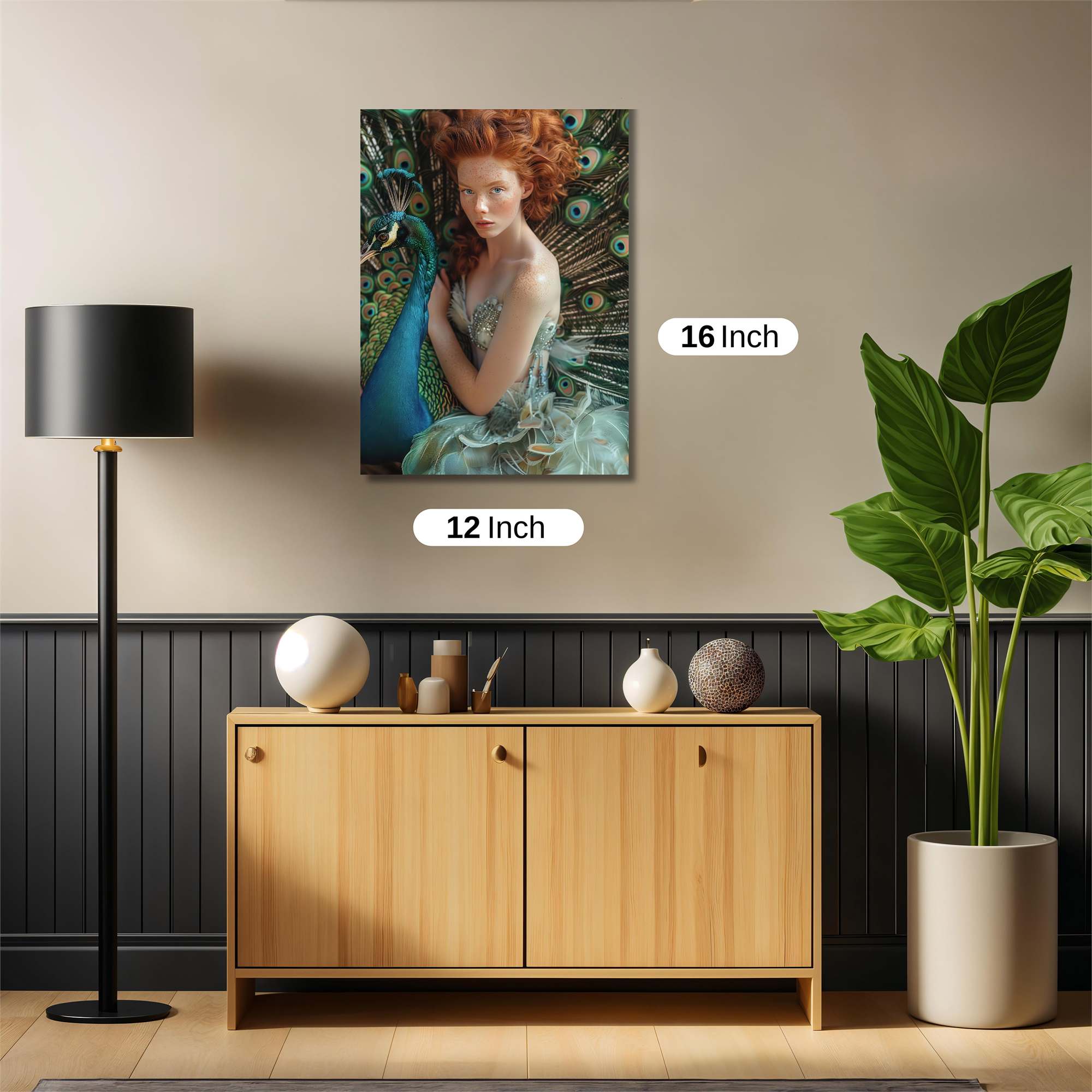 Peacock Enchantment Safe Wall Magnetic / M