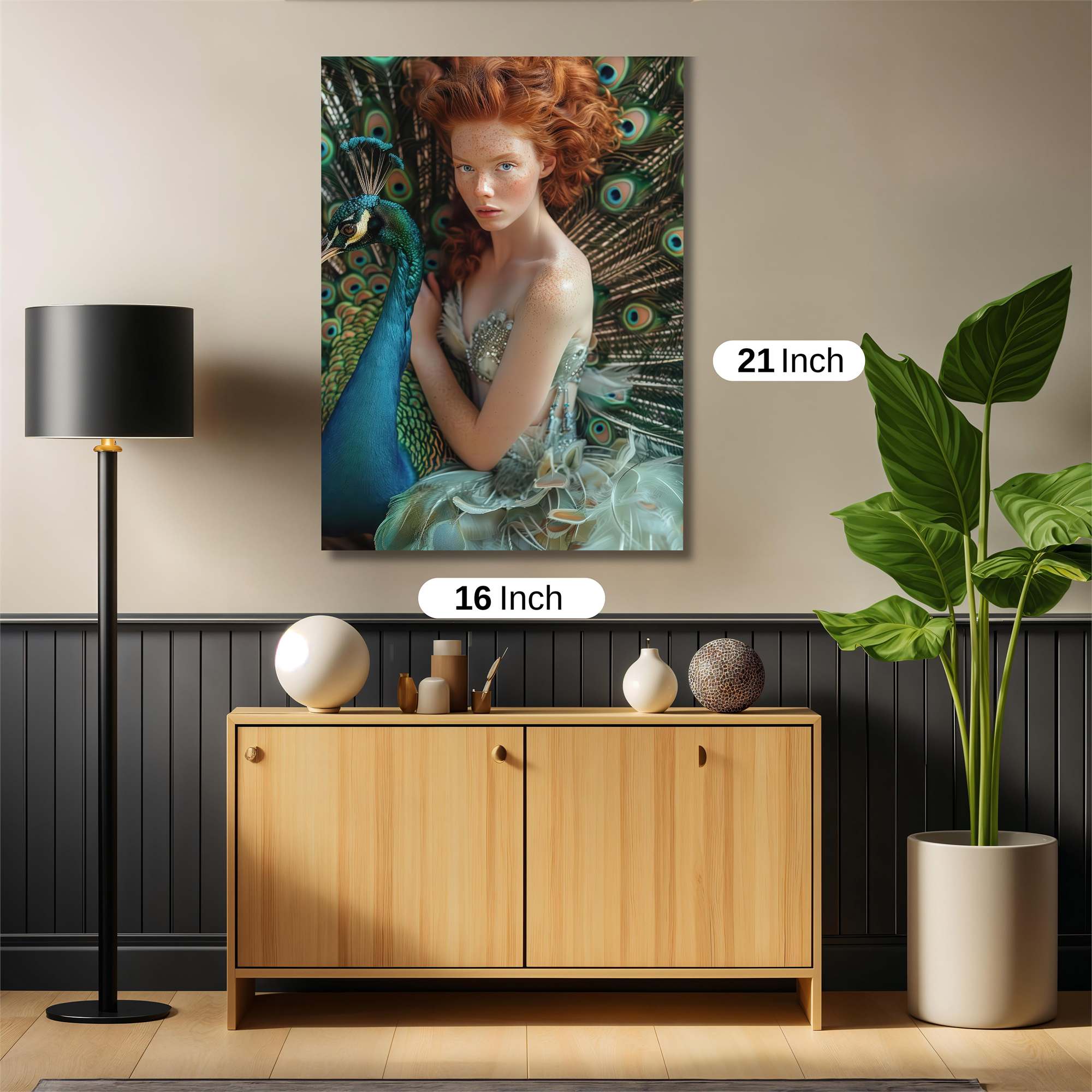 Peacock Enchantment Safe Wall Magnetic / M