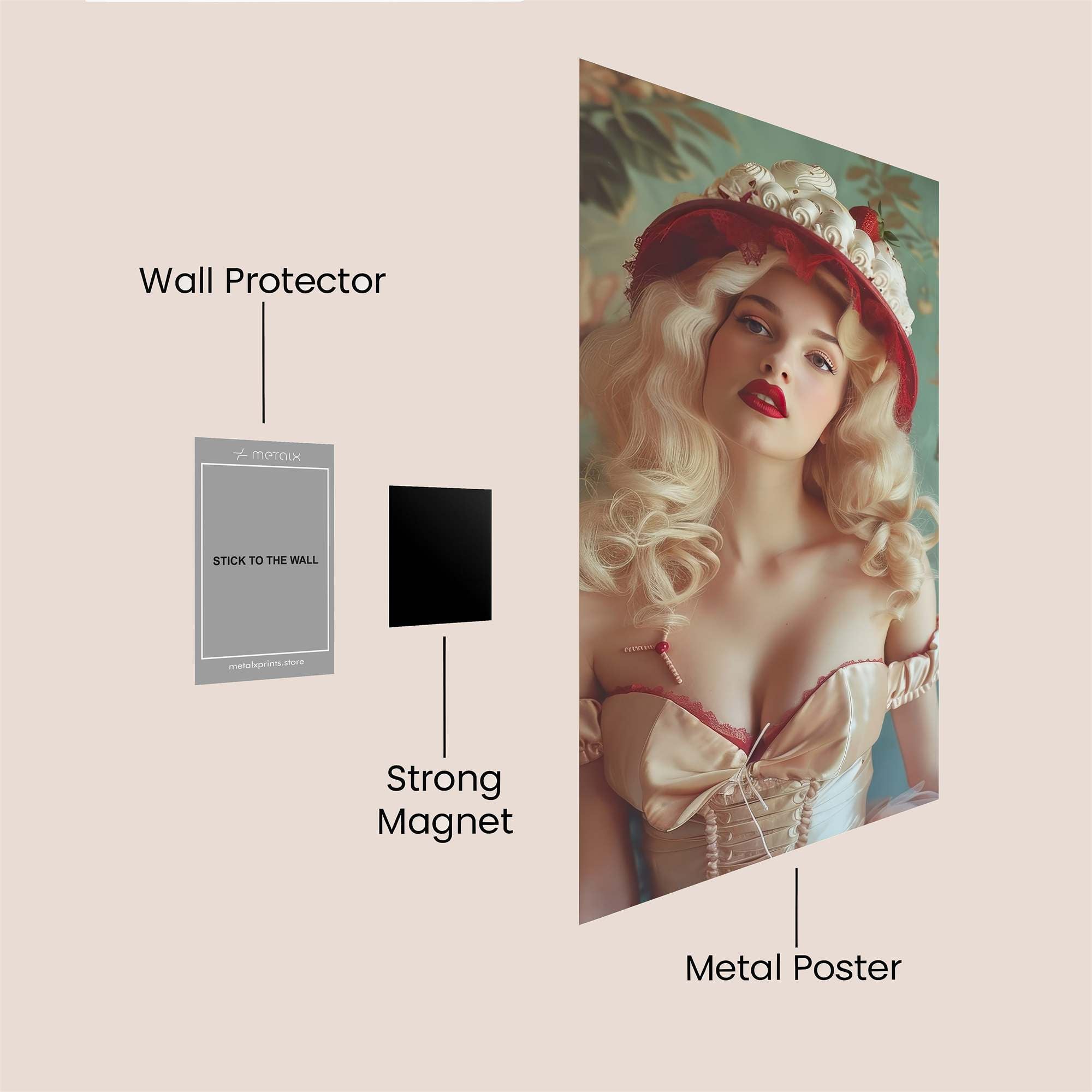 MarieAntoinette Safe Wall Magnetic / M