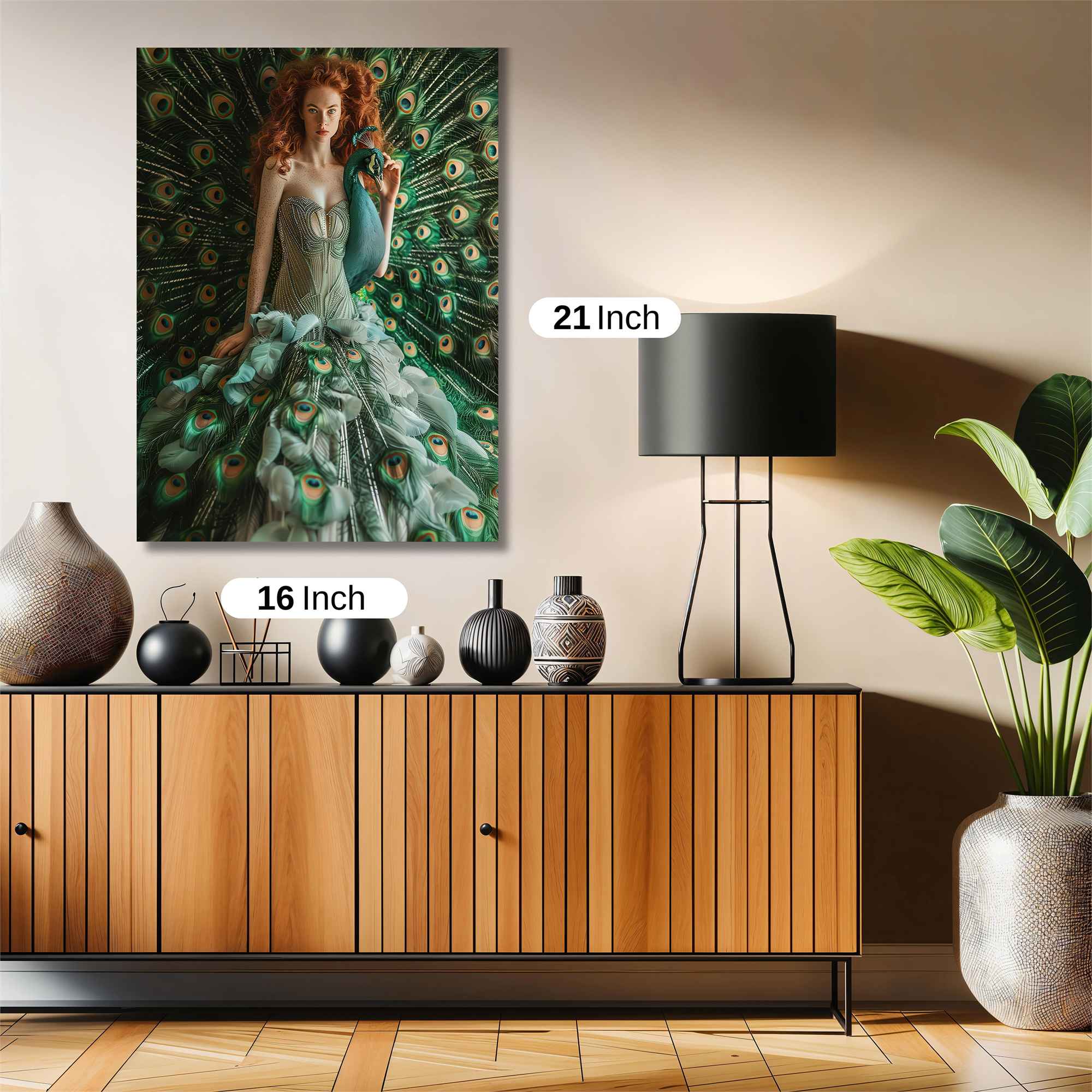Peacock Enchantment Safe Wall Magnetic / M