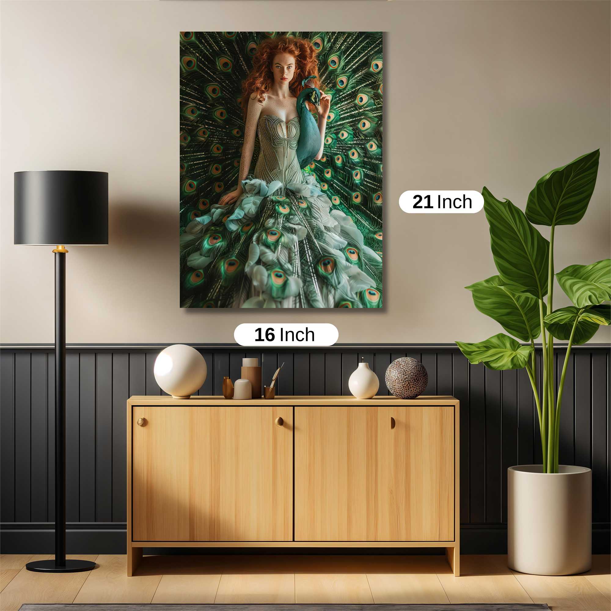 Peacock Enchantment Safe Wall Magnetic / M