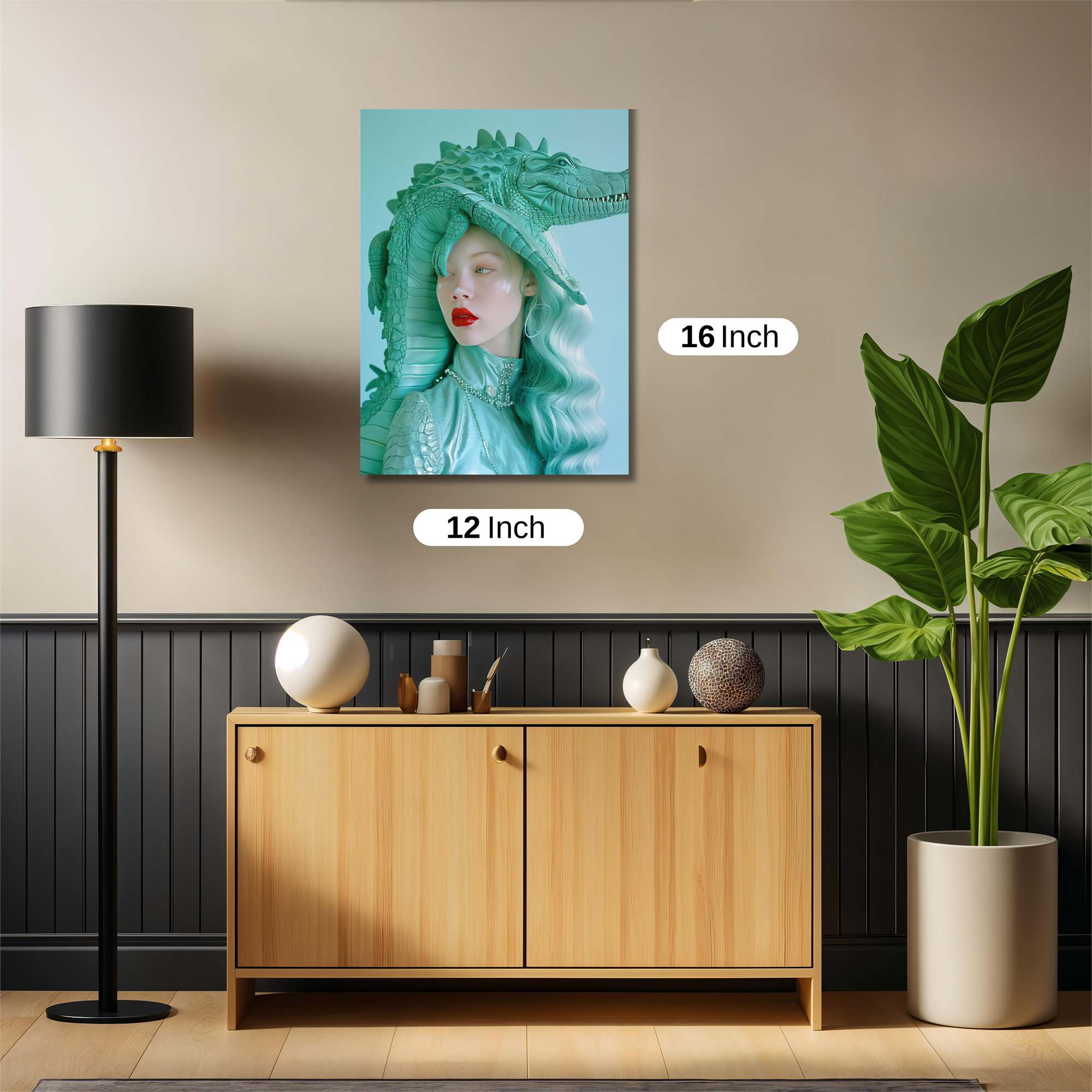 Crocodile Enigma Safe Wall Magnetic / M