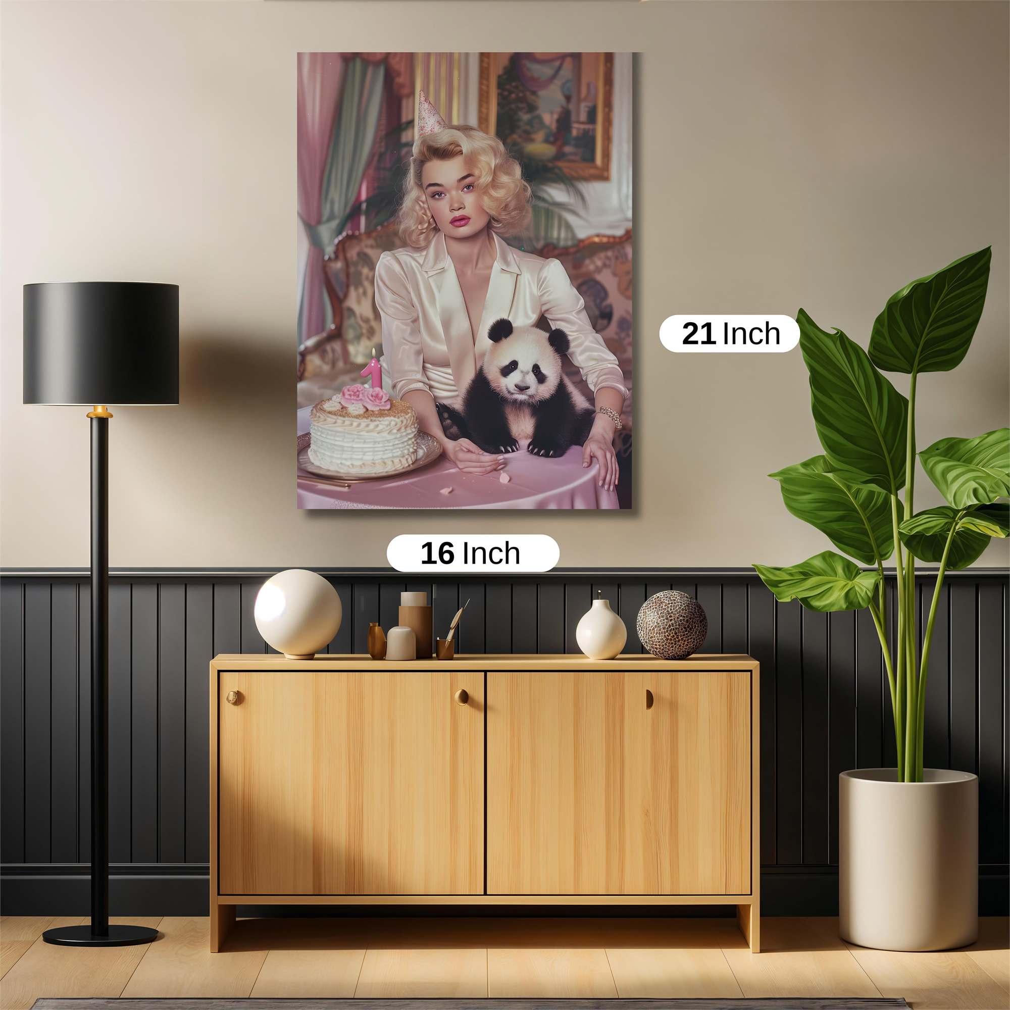 Panda Party Safe Wall Magnetic / M