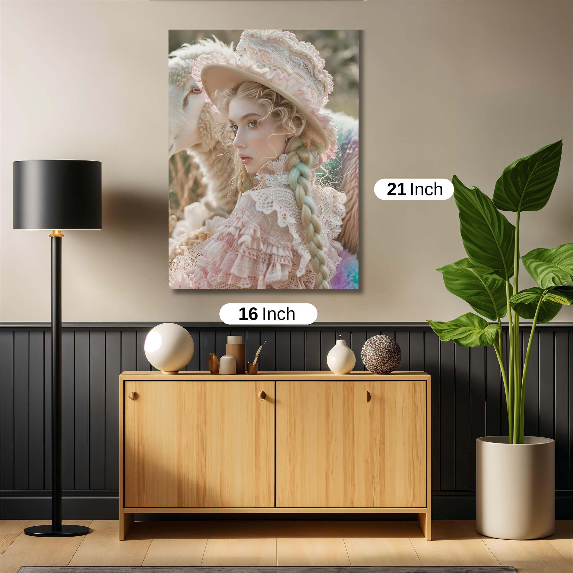 Shepherdess Serenity Safe Wall Magnetic / M