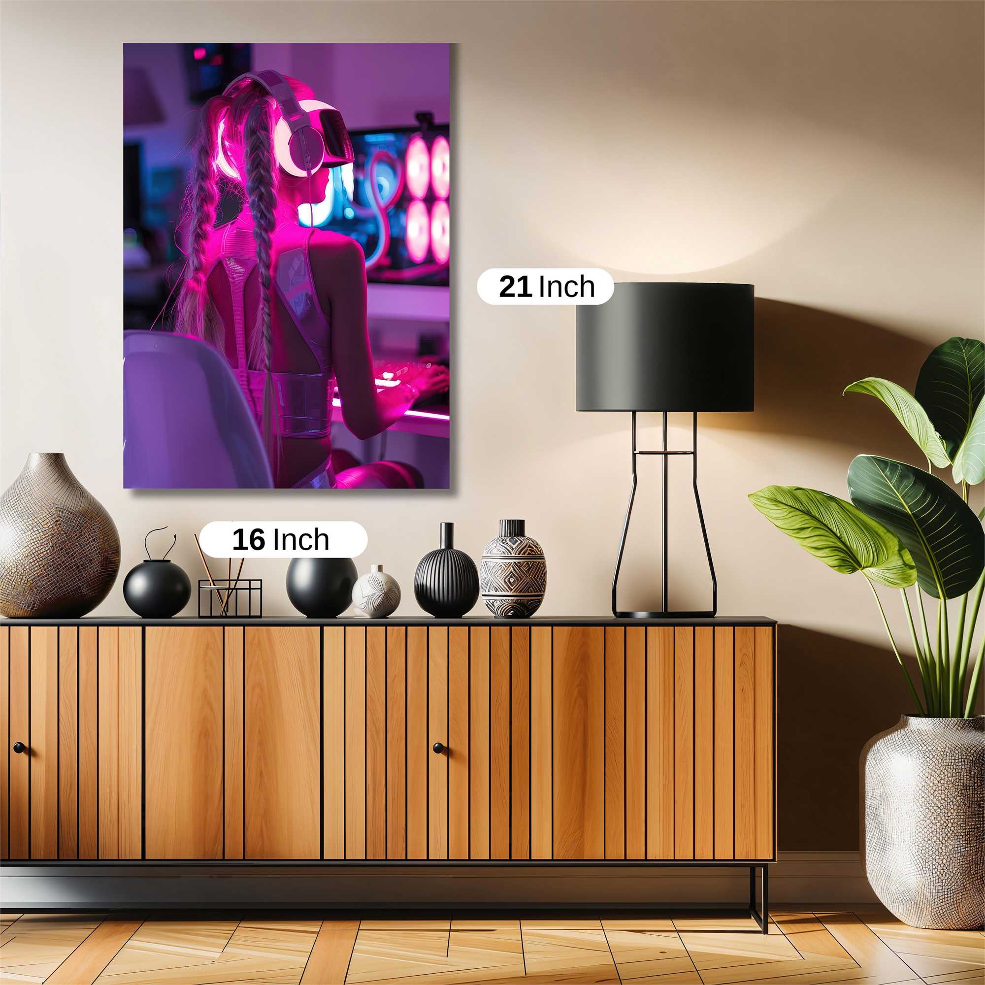 Gamer Glow Safe Wall Magnetic / M