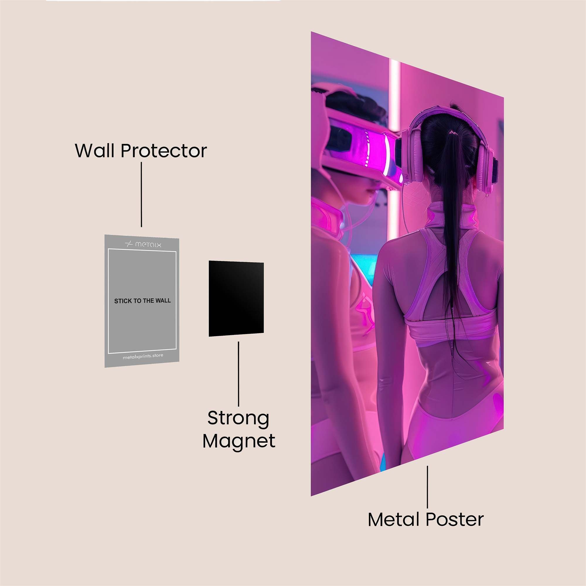 Cyber Euphoria Safe Wall Magnetic / M