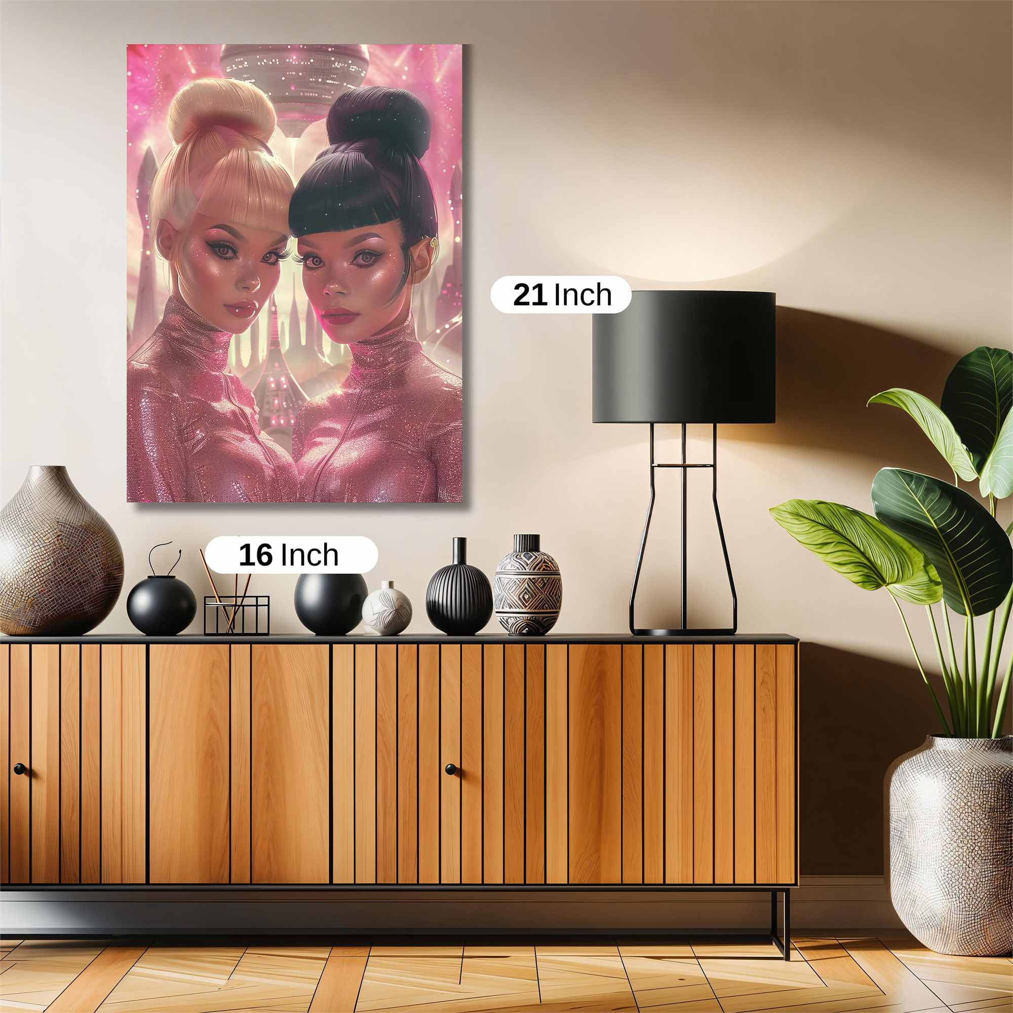 Futuristic Elegance Safe Wall Magnetic / M