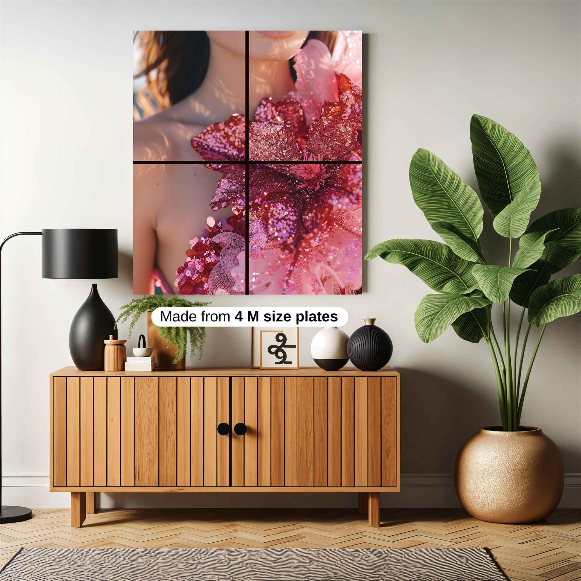 Floral Radiance Safe Wall Magnetic / M