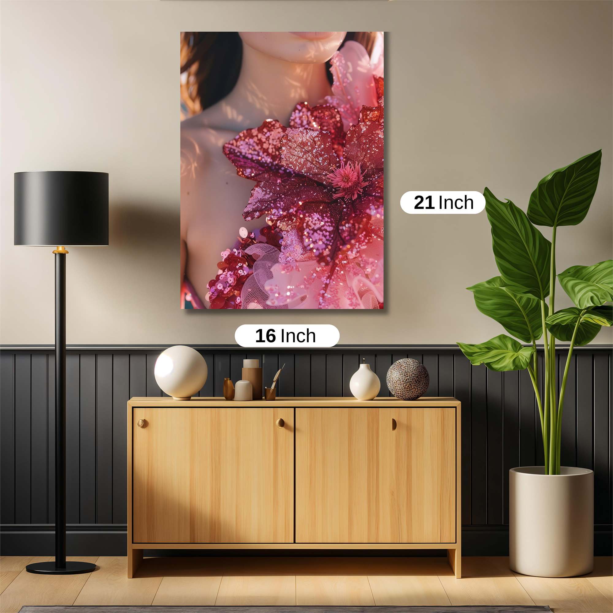 Floral Radiance Safe Wall Magnetic / M