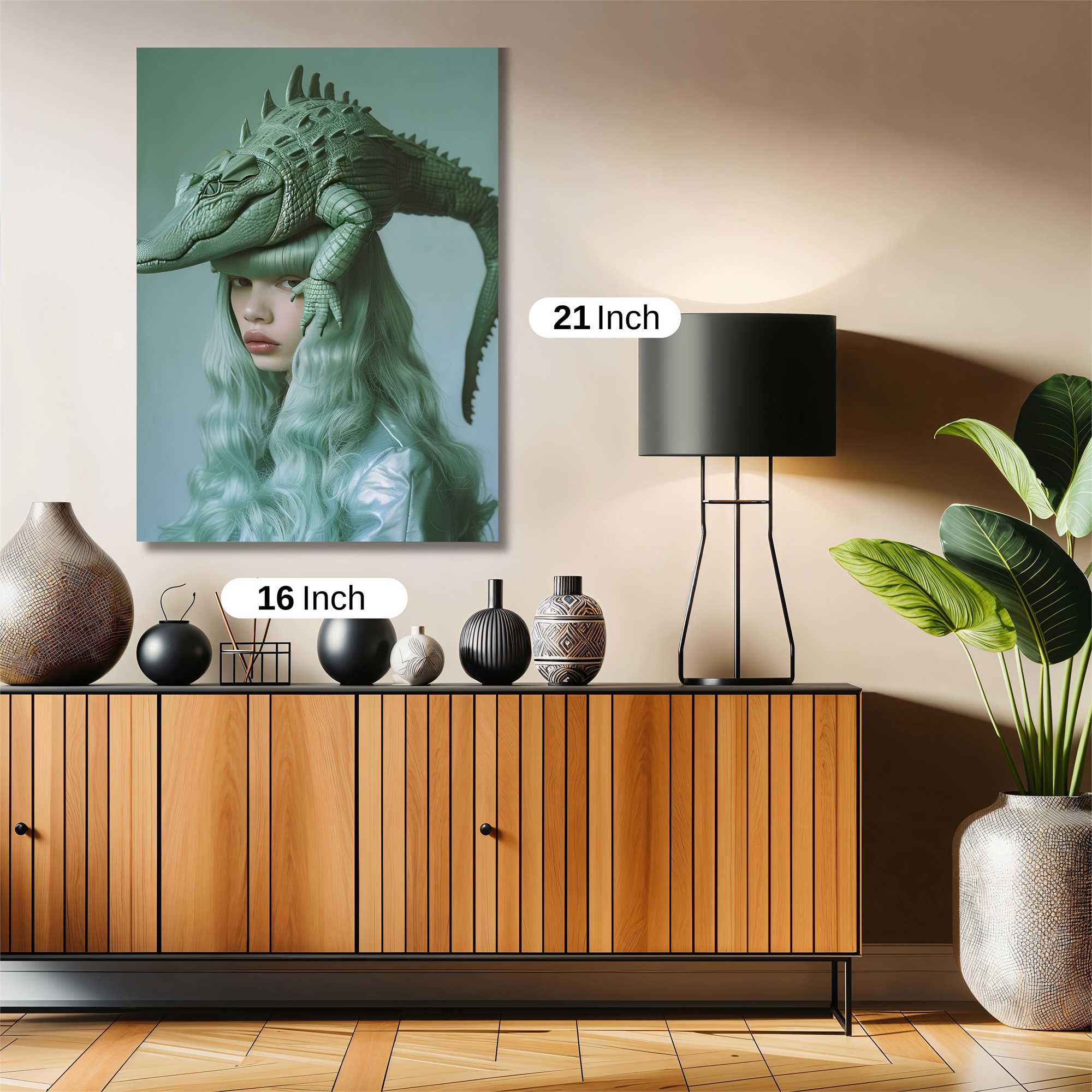 Crocodile Whimsy Safe Wall Magnetic / M