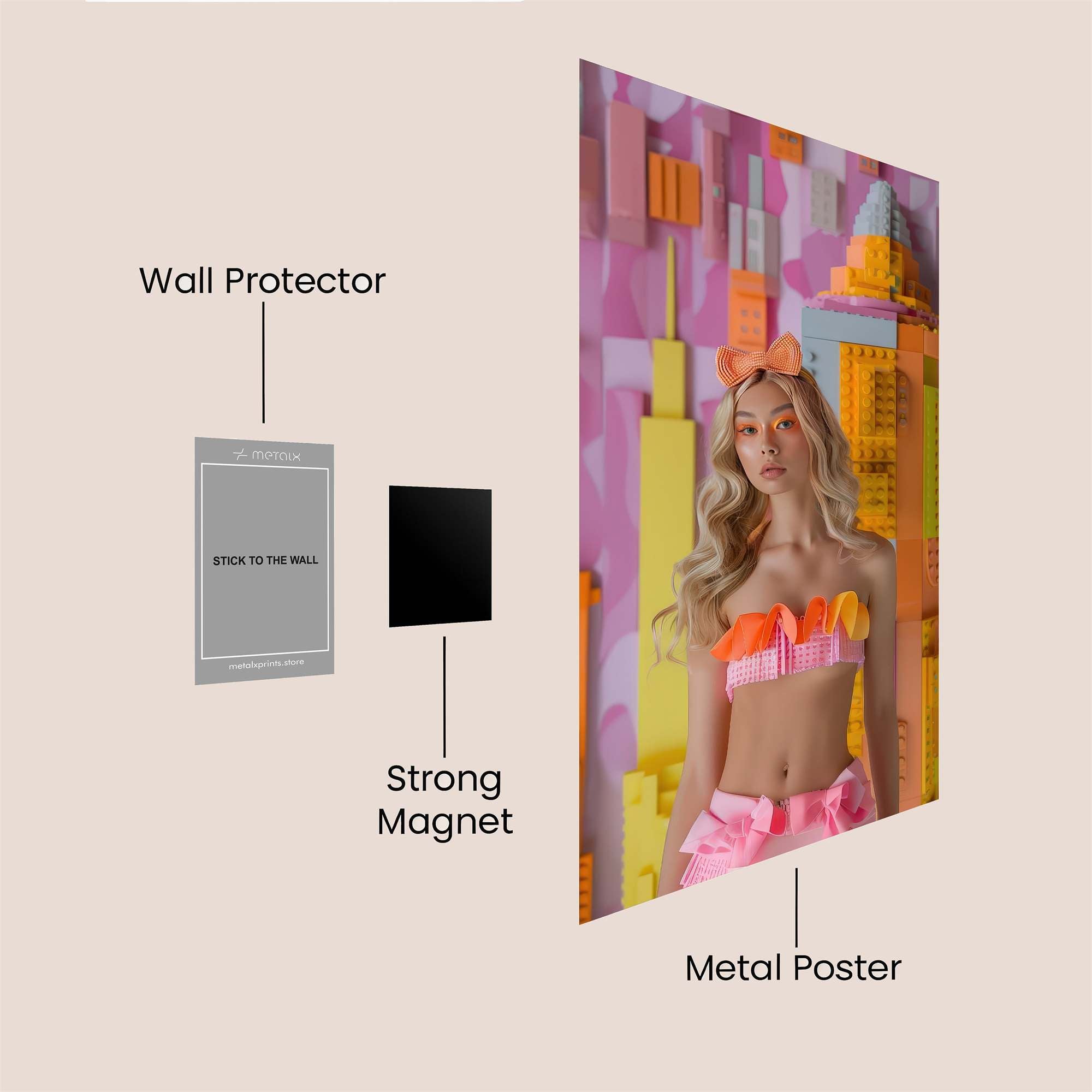Neon Dream Safe Wall Magnetic / M