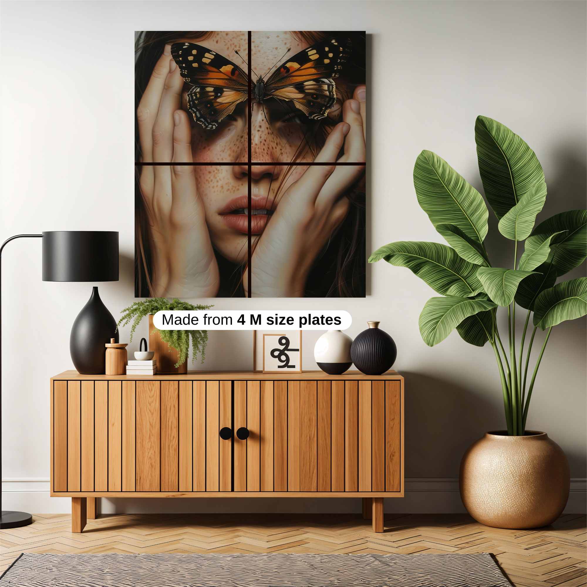 Butterfly Whimsy Safe Wall Magnetic / M