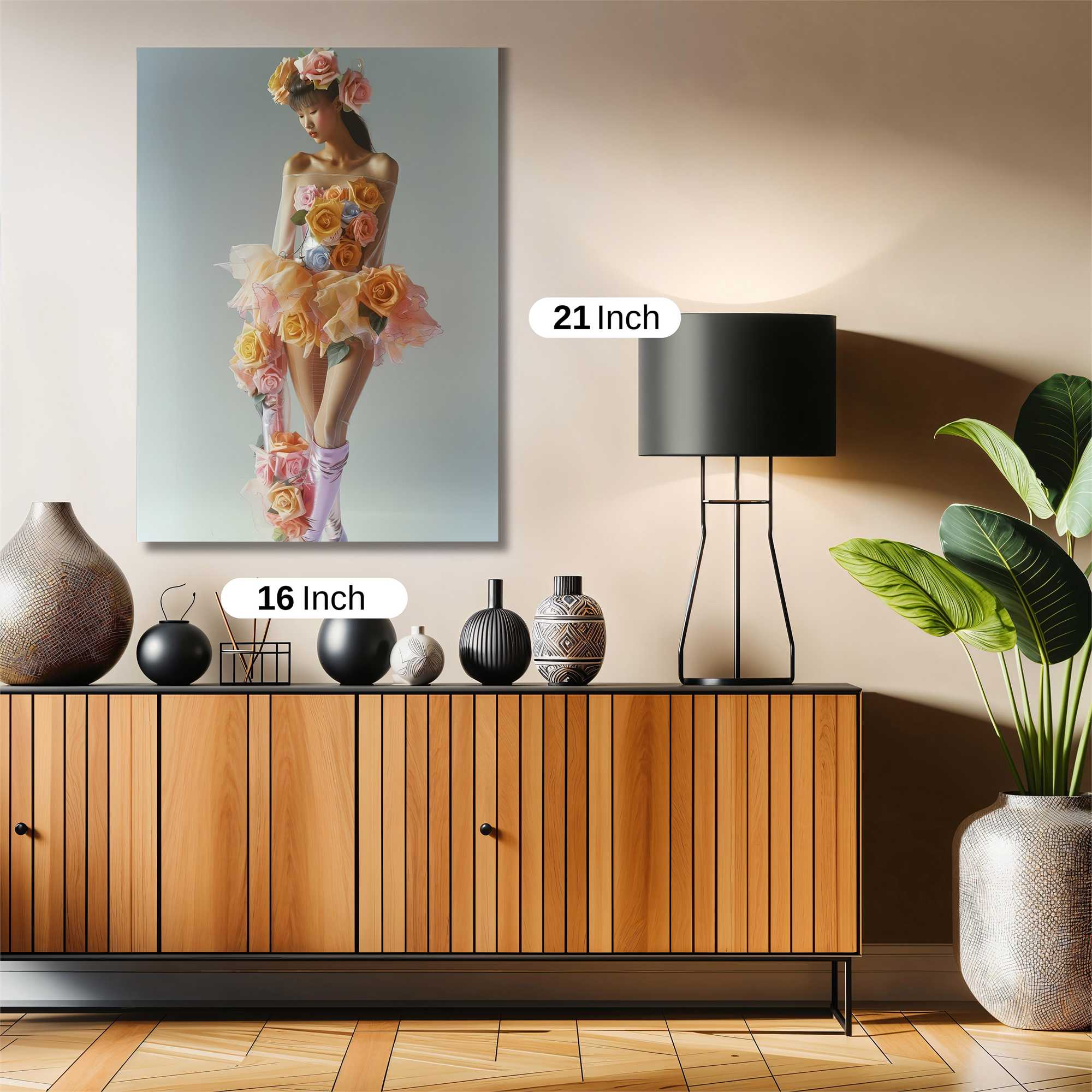 Floral Whimsy Safe Wall Magnetic / M