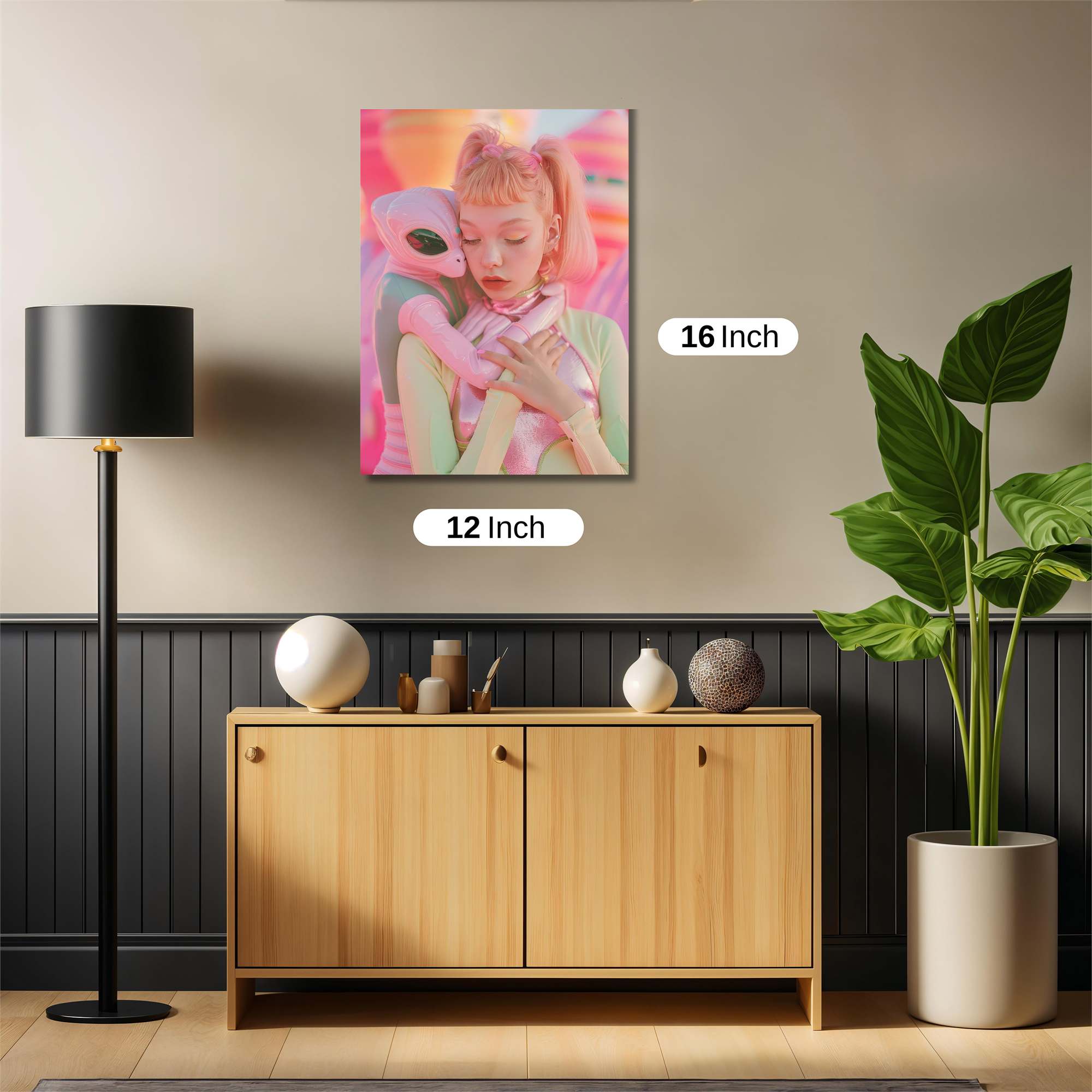 Alien Embrace Safe Wall Magnetic / M
