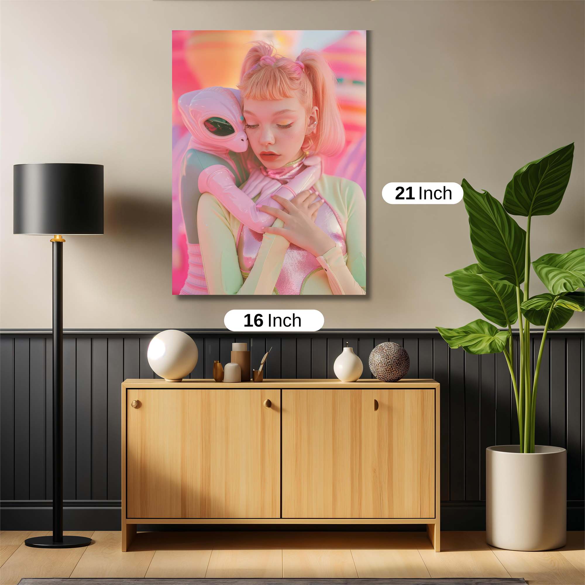 Alien Embrace Safe Wall Magnetic / M