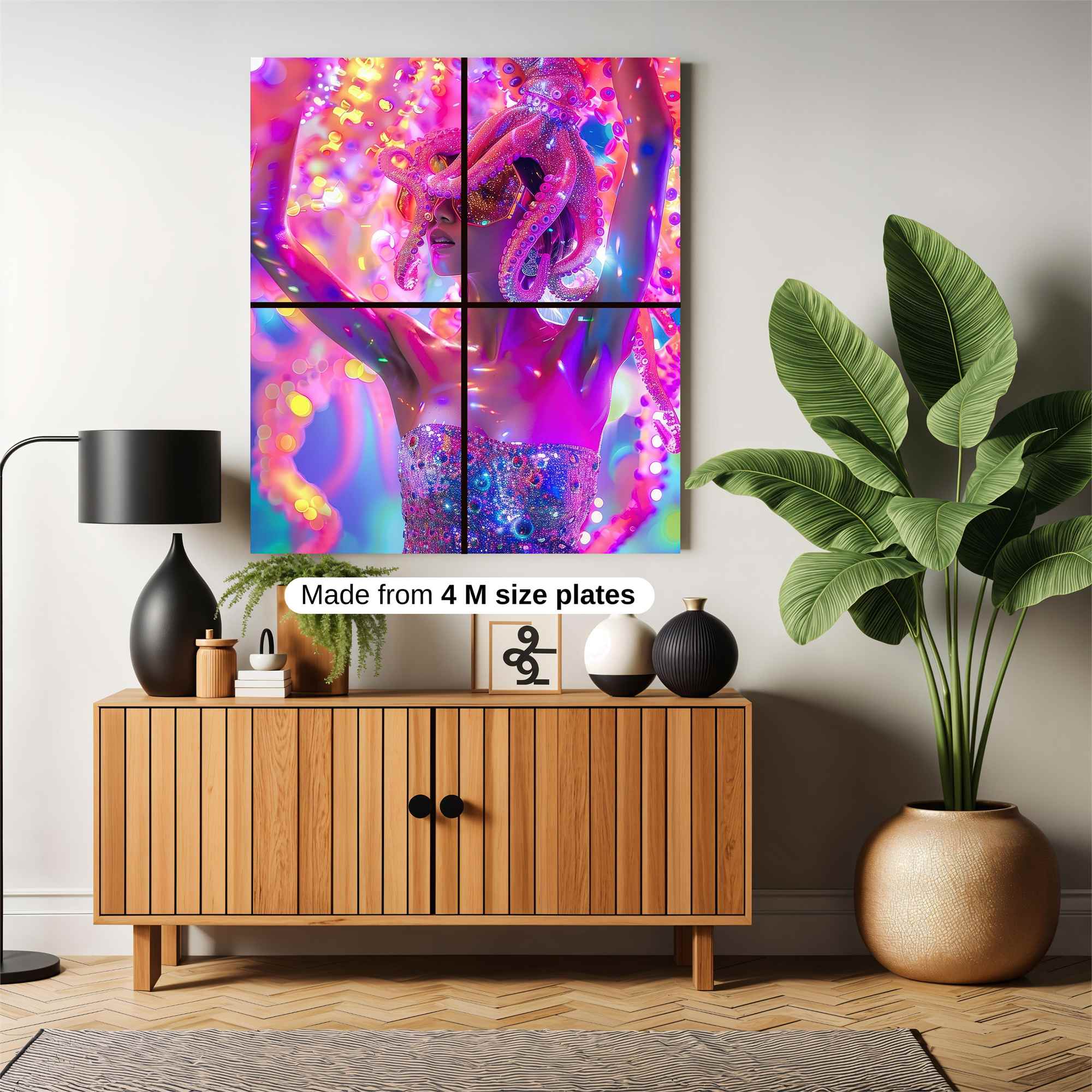 Octopus Ecstasy Safe Wall Magnetic / M