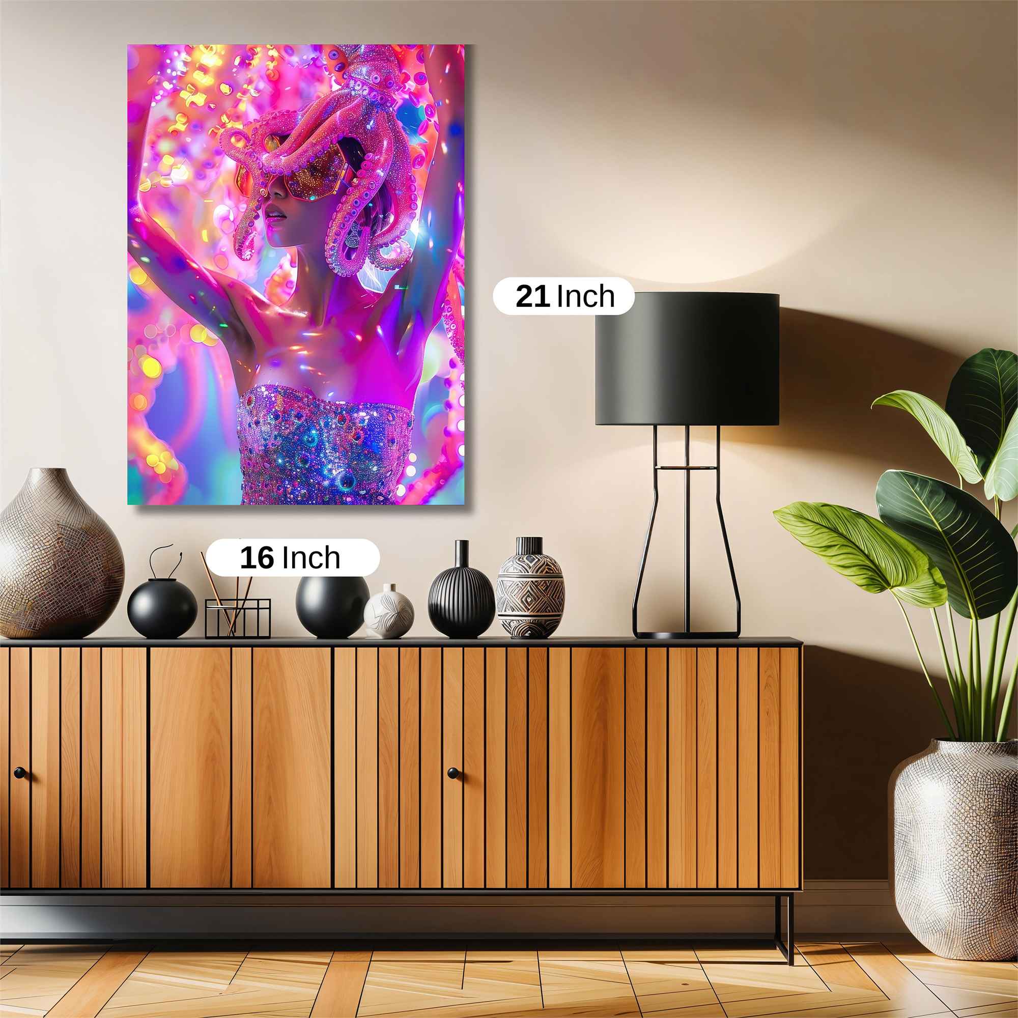 Octopus Ecstasy Safe Wall Magnetic / M