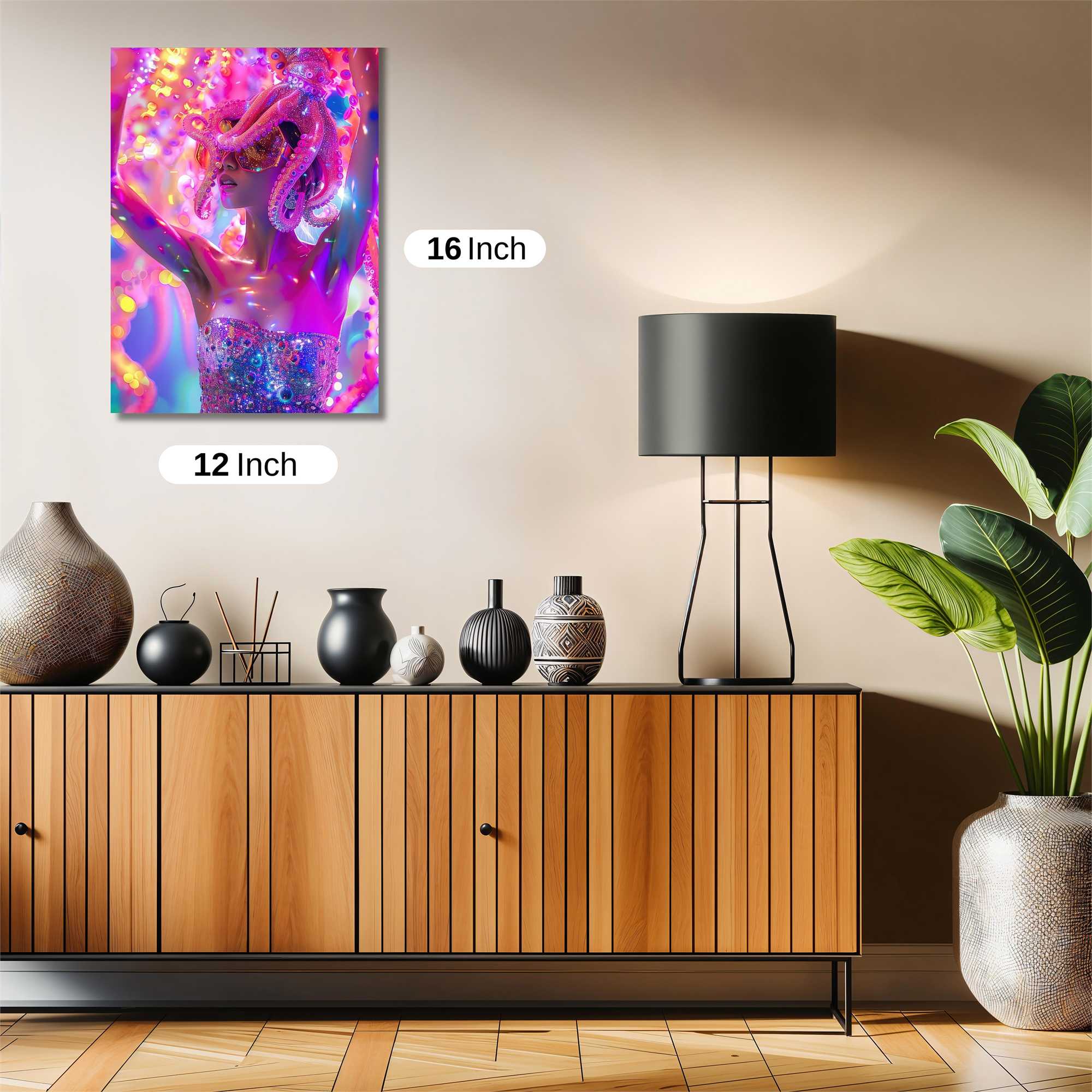 Octopus Ecstasy Safe Wall Magnetic / M