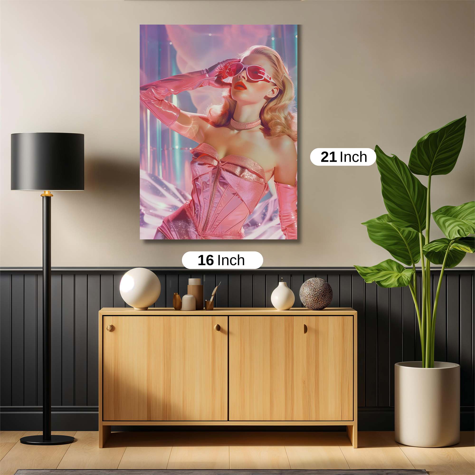 Neon Diva Safe Wall Magnetic / M